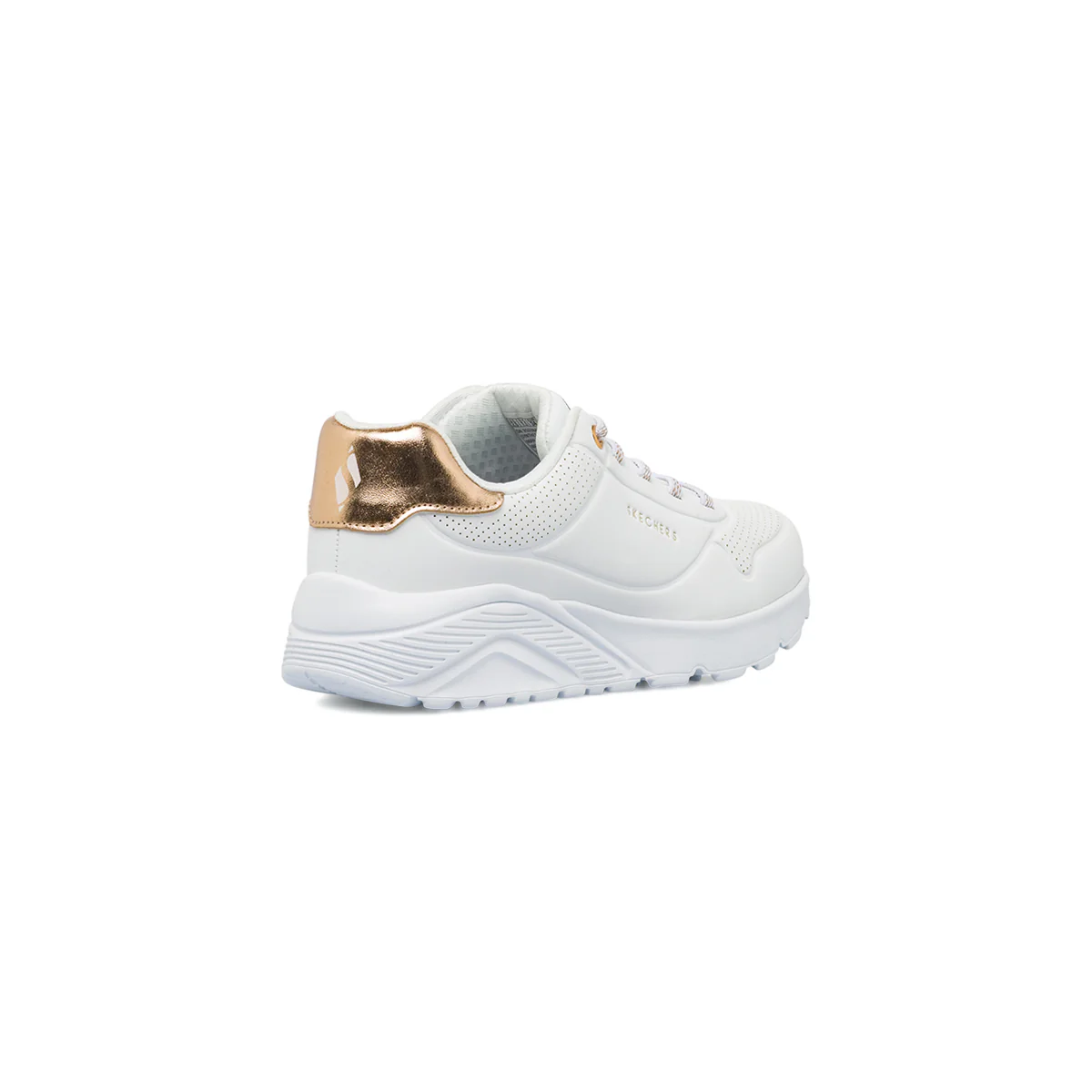 Sneakers bianche da ragazza Skechers Uno Lite  Air Cooled con Memory Foam - Image 3