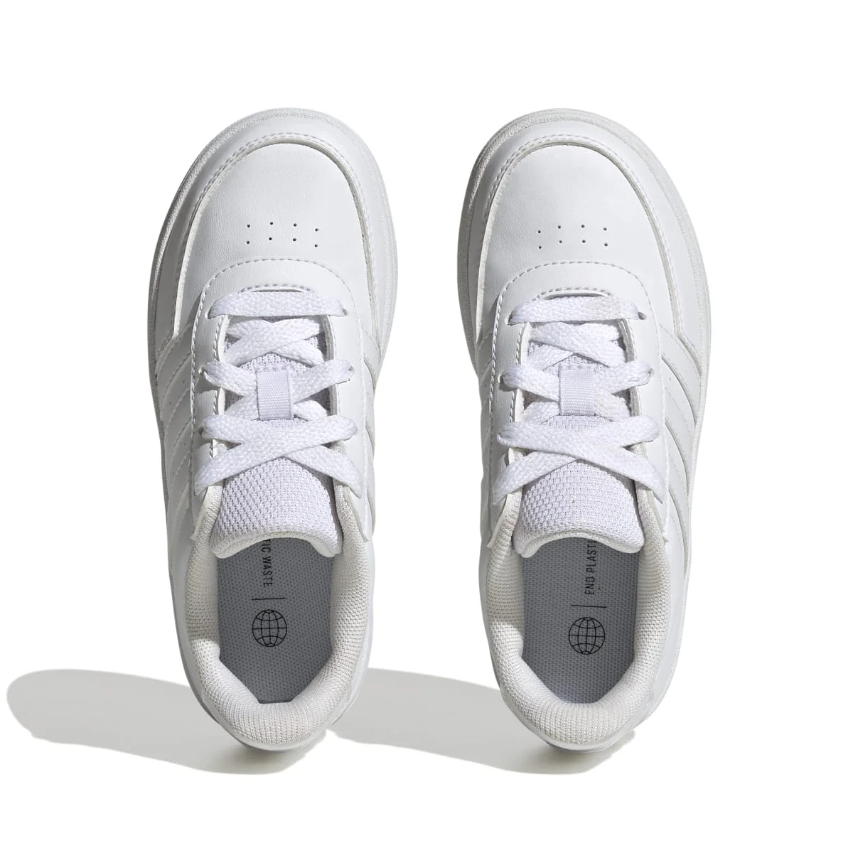 Sneakers bianche da ragazzo con design 3-stripes adidas Breaknet 2.0 K - Image 3
