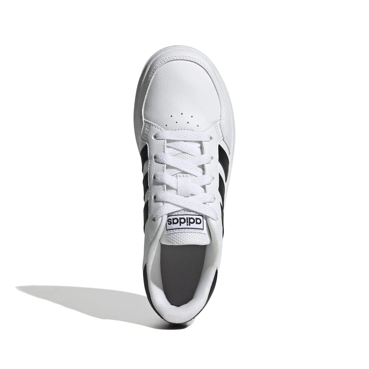 Sneakers bianche da ragazzo con design 3-stripes adidas Breaknet K - Image 2