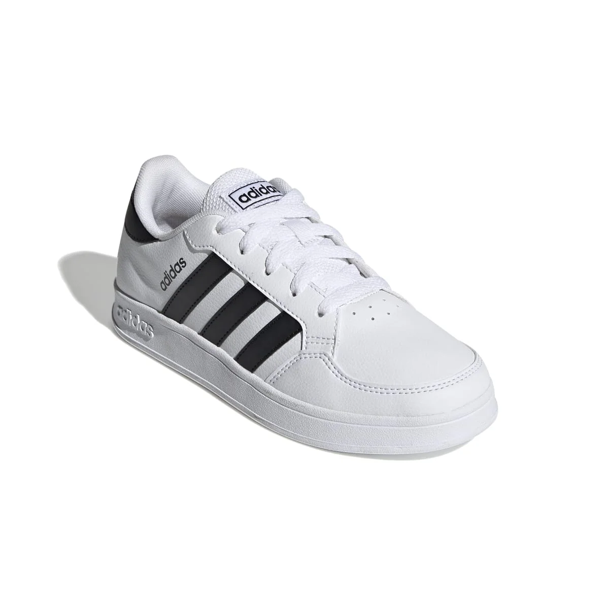 Sneakers bianche da ragazzo con design 3-stripes adidas Breaknet K - Image 5