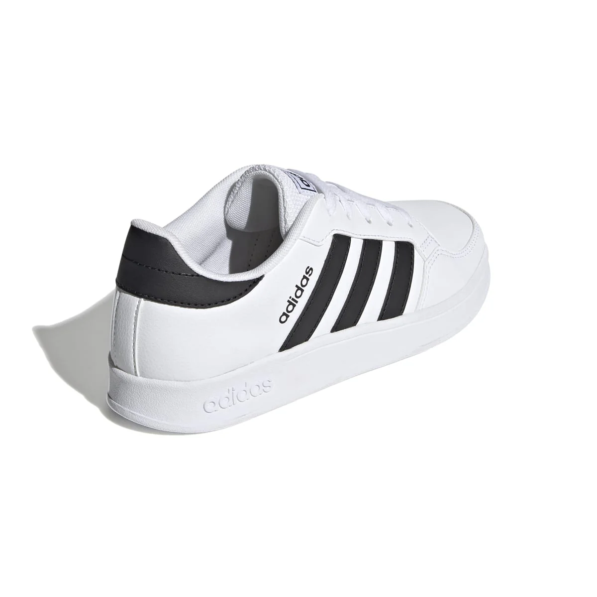 Sneakers bianche da ragazzo con design 3-stripes adidas Breaknet K - Image 6