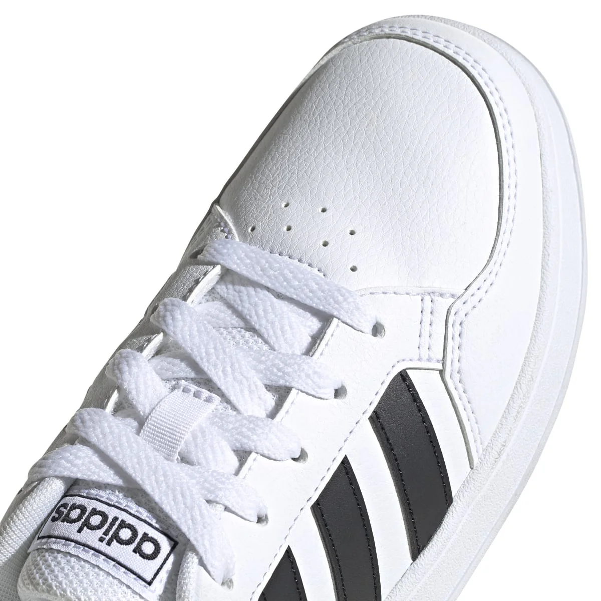 Sneakers bianche da ragazzo con design 3-stripes adidas Breaknet K - Image 8