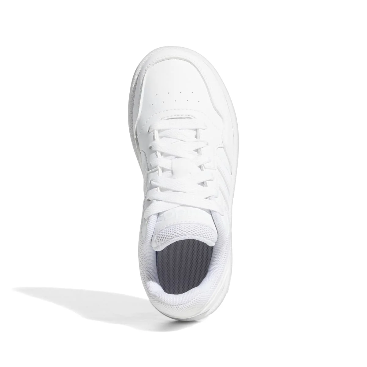 Sneakers bianche da ragazzo con design 3-stripes adidas Hoops 3.0 K - Image 2