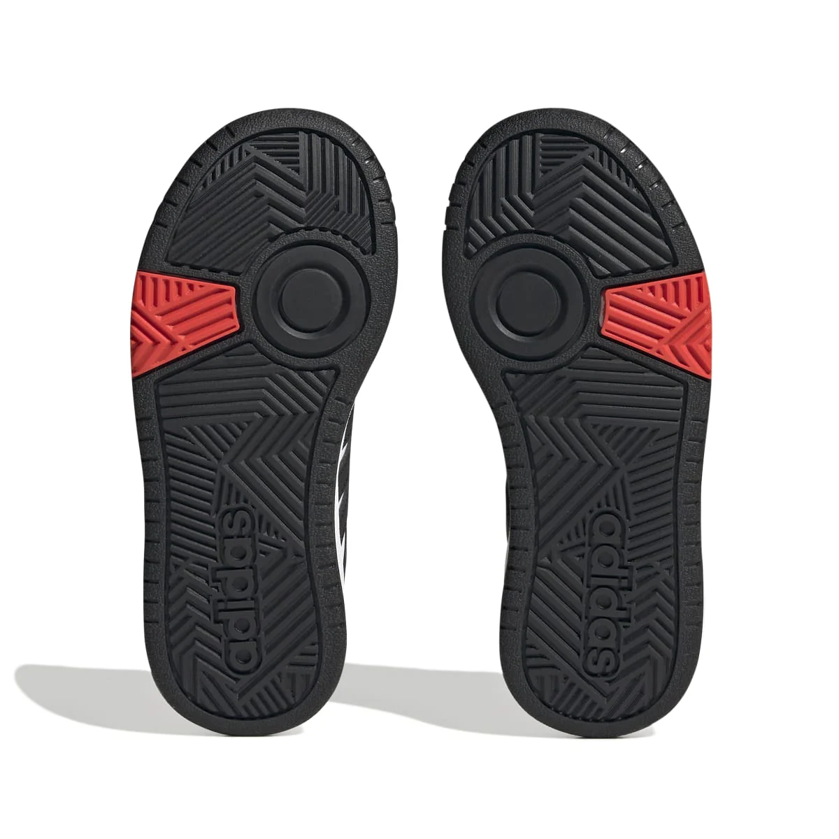 Sneakers bianche da ragazzo con design 3-stripes adidas Hoops 3.0 K - Image 4