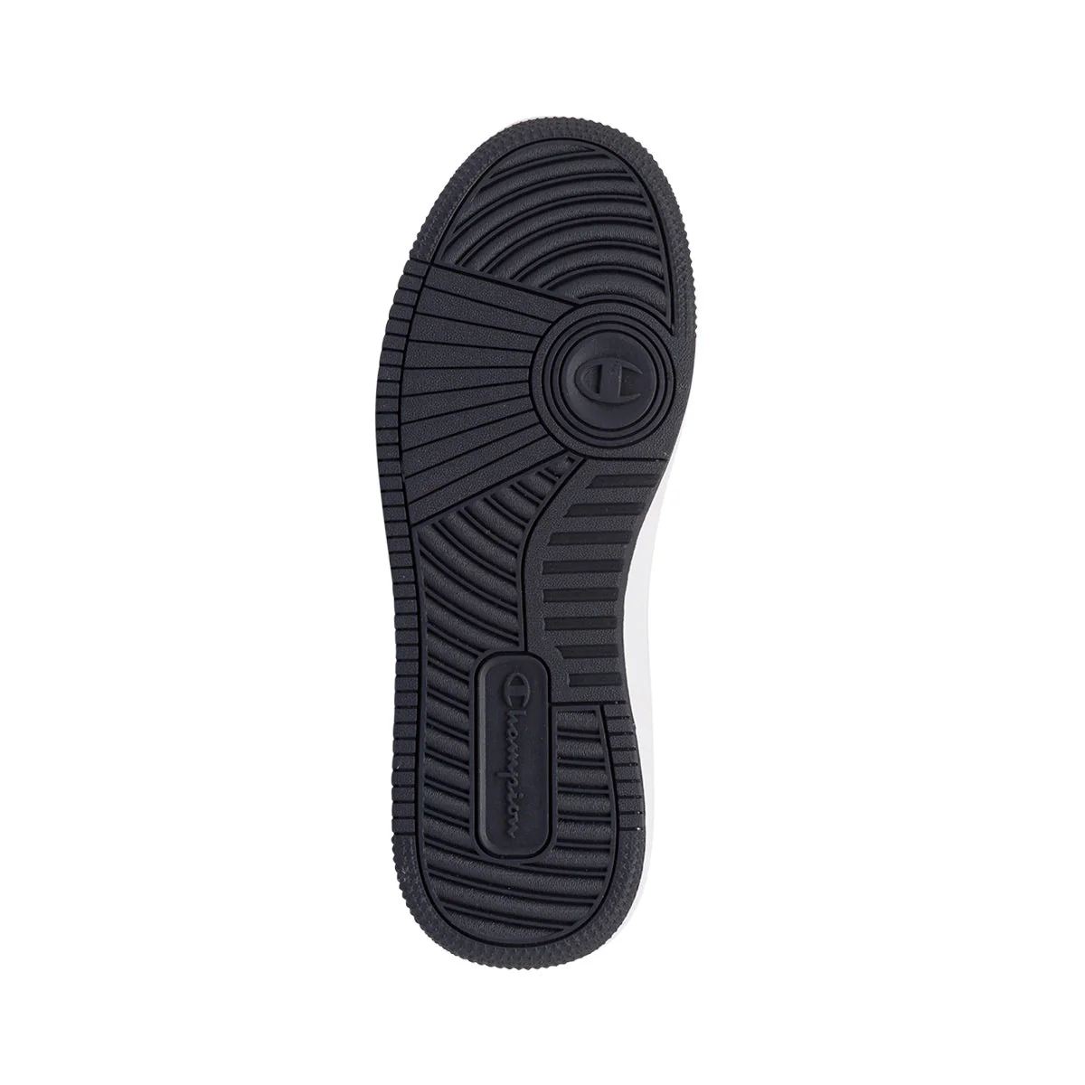 Sneakers bianche da ragazzo con dettagli blu e rossi Champion Rebound Low B G - Image 4