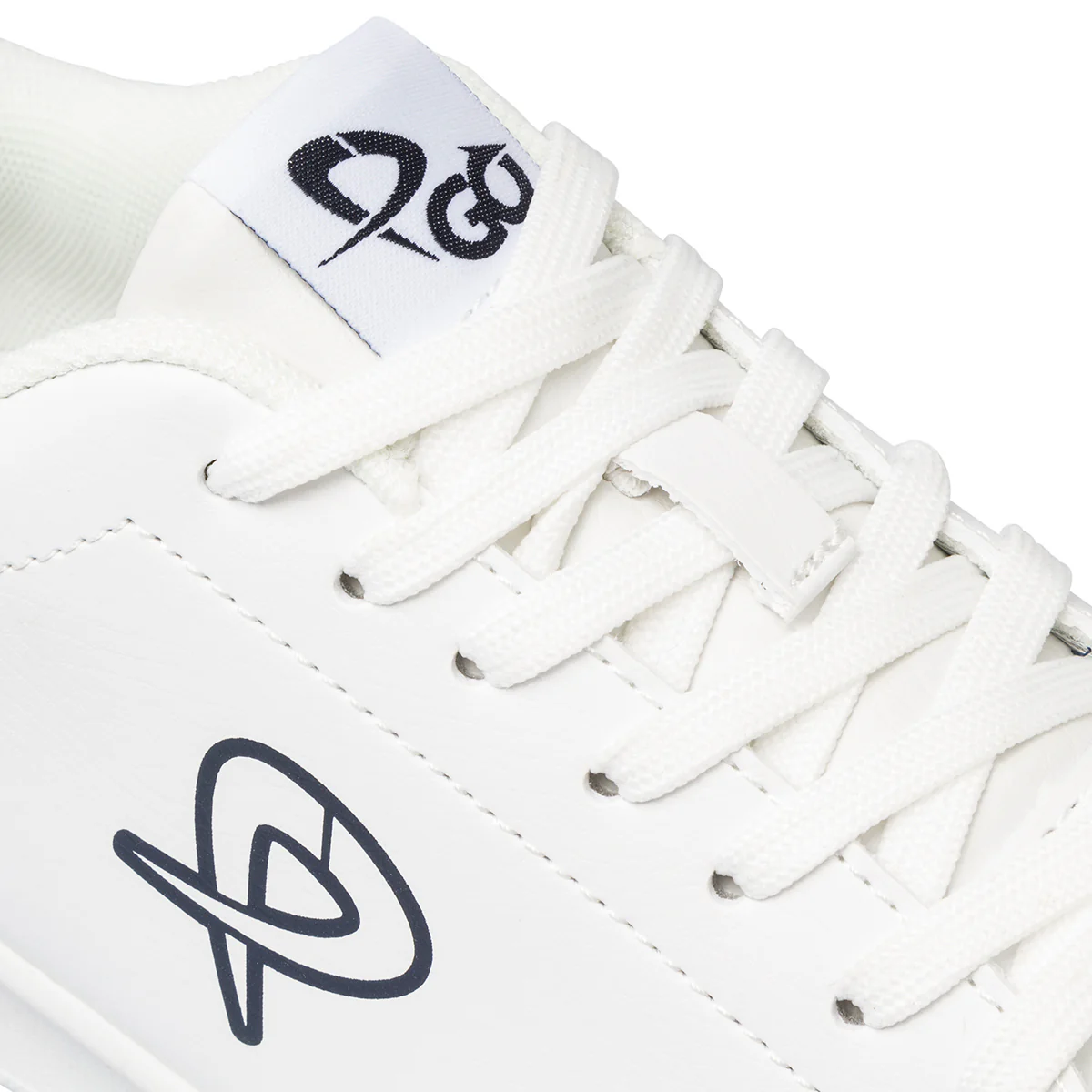 Sneakers bianche da ragazzo con dettagli blu navy P Go - Image 5