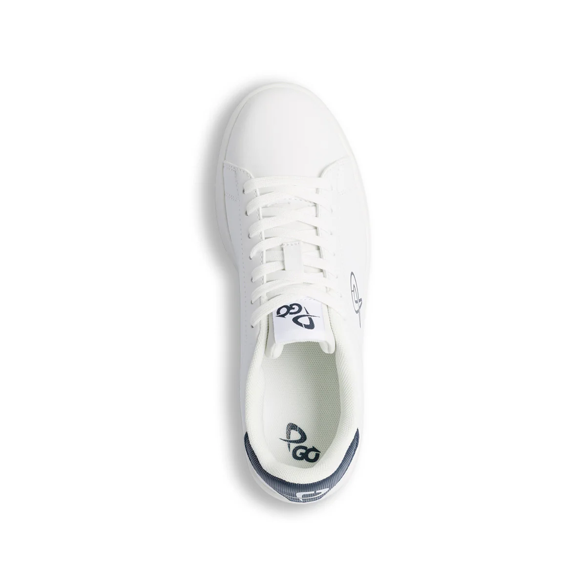 Sneakers bianche da ragazzo con dettagli blu navy P Go - Image 7