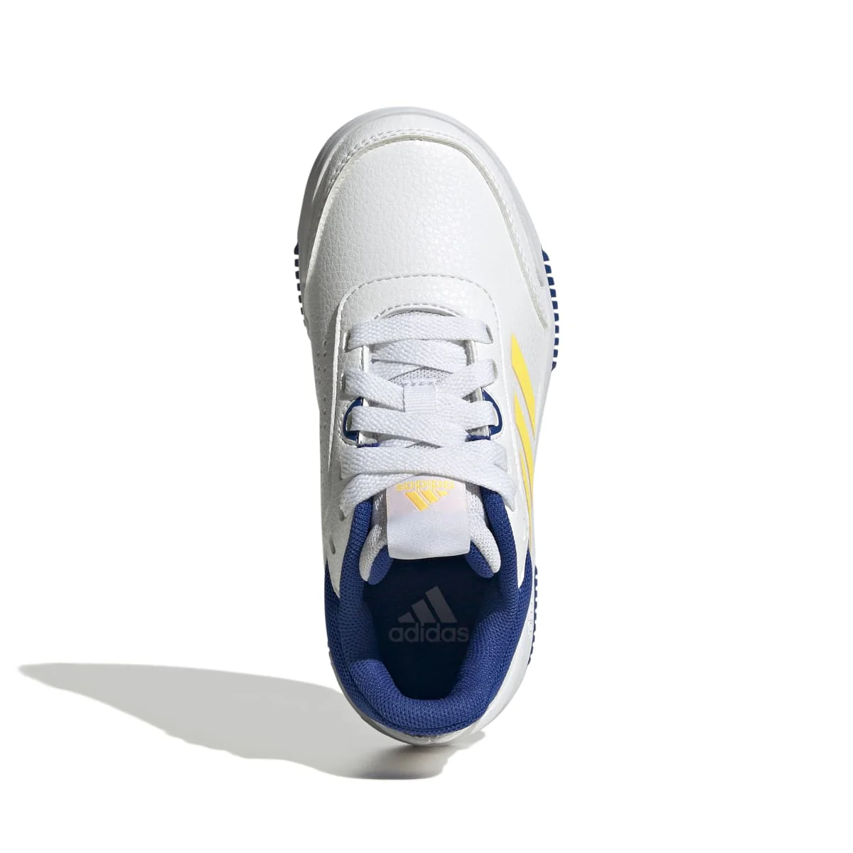 Sneakers bianche da ragazzo con dettagli gialli e blu adidas Tensaur Sport 2.0 K - Image 3