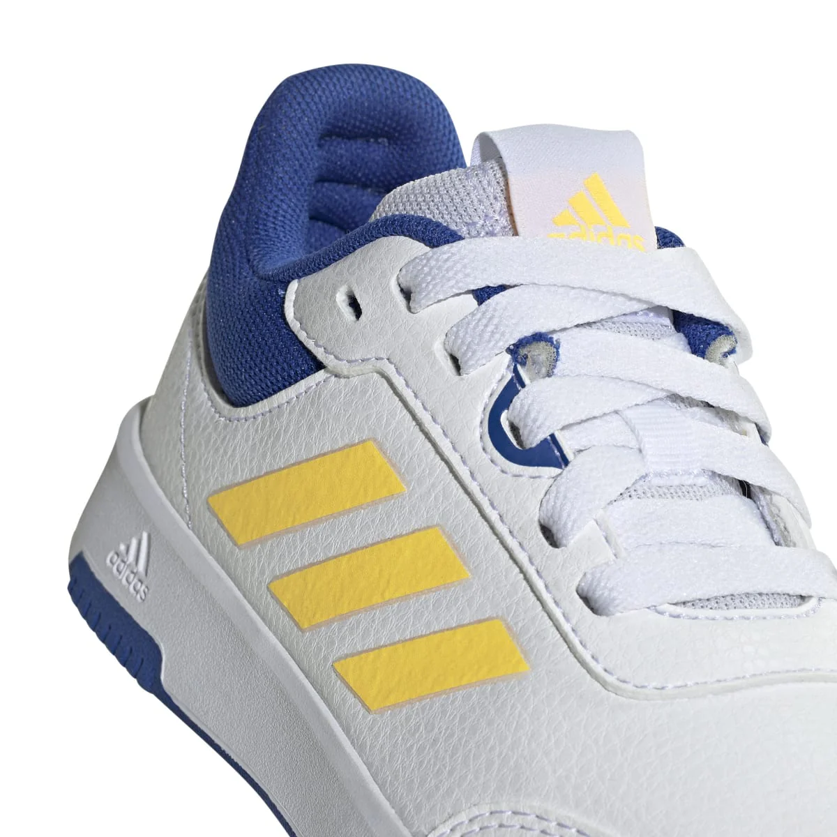 Sneakers bianche da ragazzo con dettagli gialli e blu adidas Tensaur Sport 2.0 K - Image 8