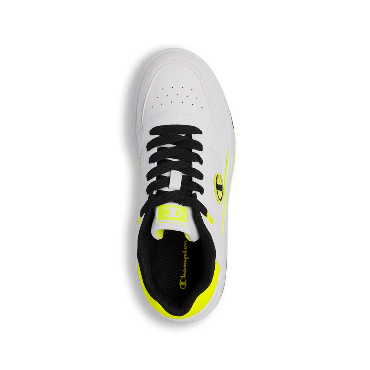 Sneakers bianche da ragazzo con logo laterale Champion Rebound Heritage GS - Image 7
