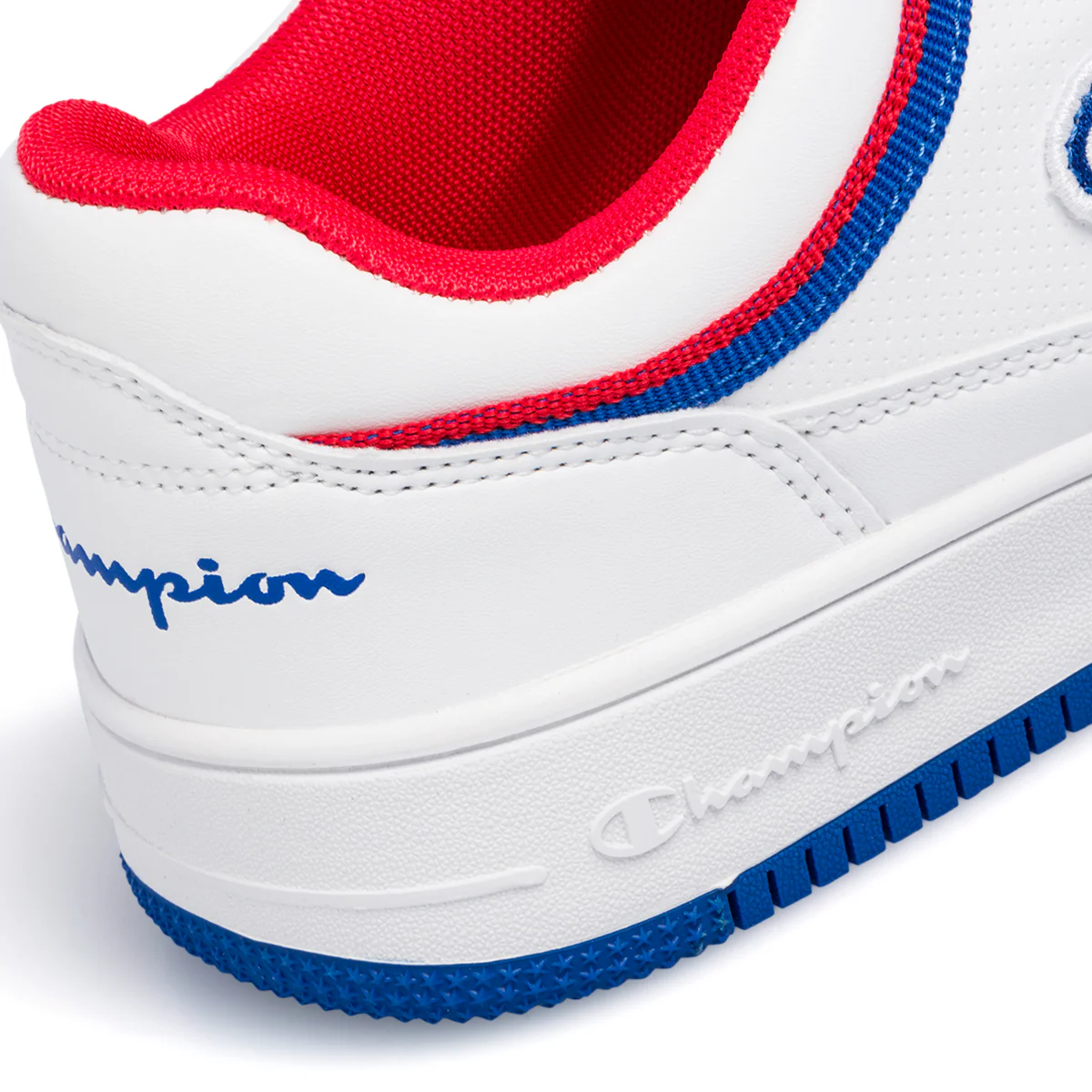 Sneakers bianche da ragazzo con logo laterale Champion Rebound Low B GS - Image 14