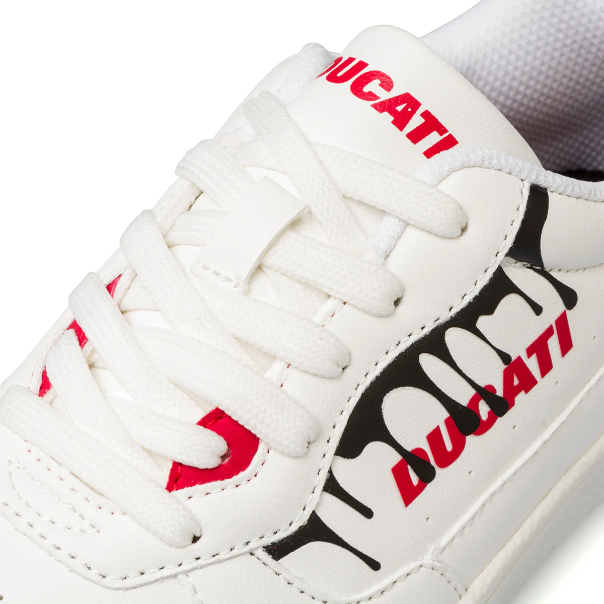 Sneakers bianche da ragazzo con logo laterale Ducati - Image 7