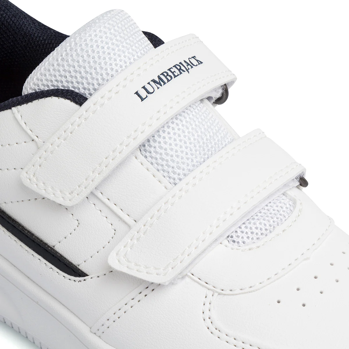 Sneakers bianche da ragazzo con logo laterale Lumberjack Finster GS - Image 5