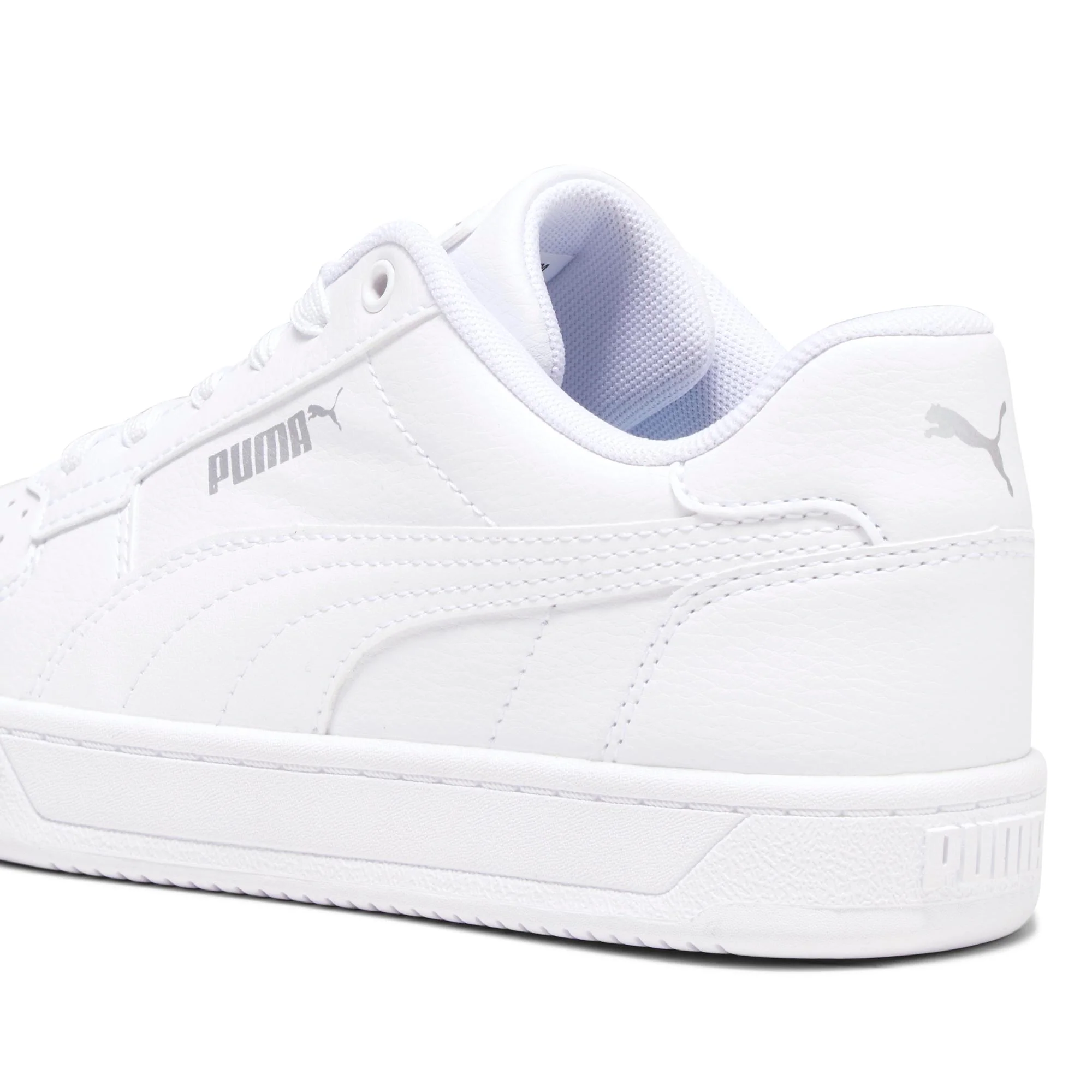 Sneakers bianche da ragazzo con logo laterale Puma Caven 2.0 Jr - Image 2