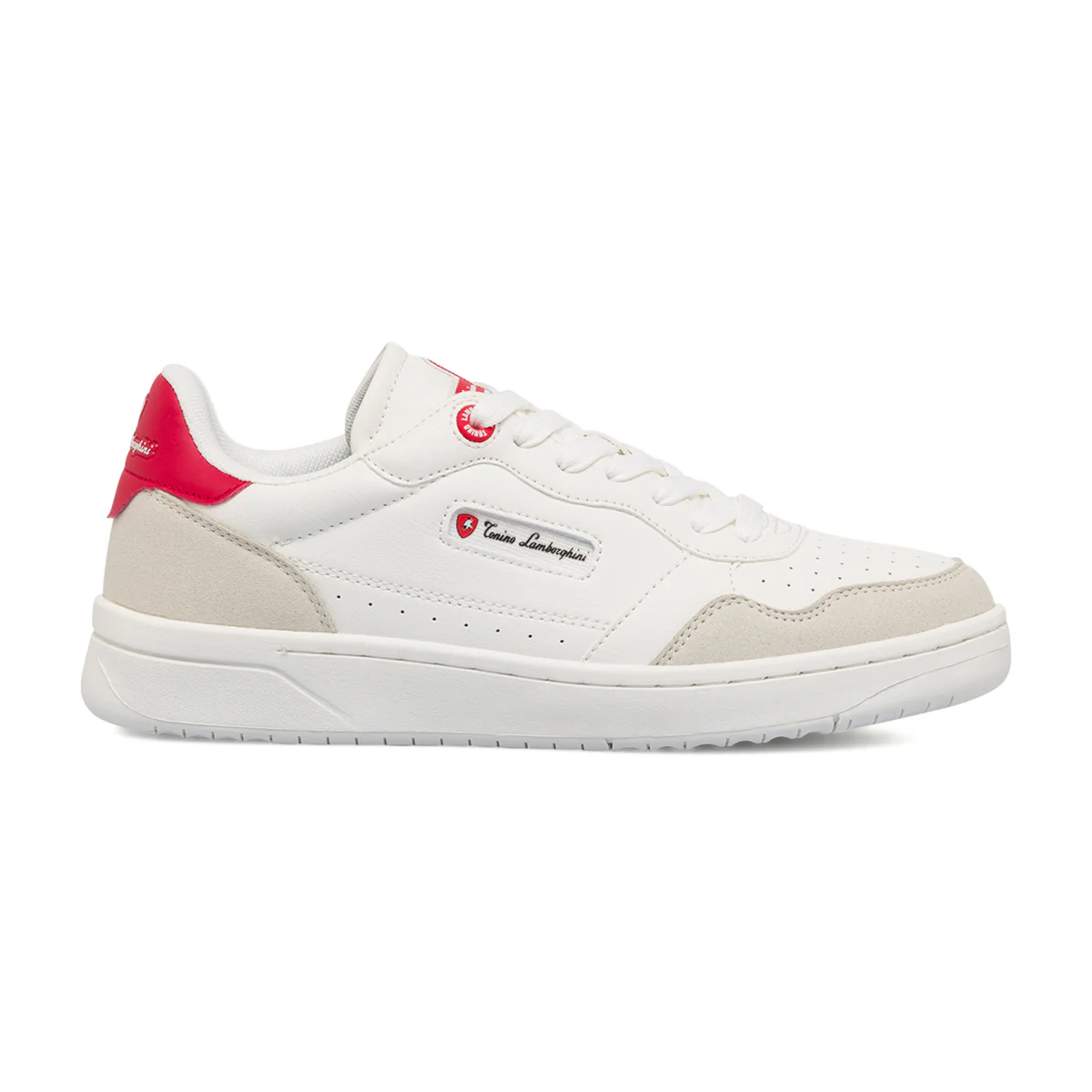 Sneakers bianche da ragazzo con logo laterale Tonino Lamborghini SkywardGlide