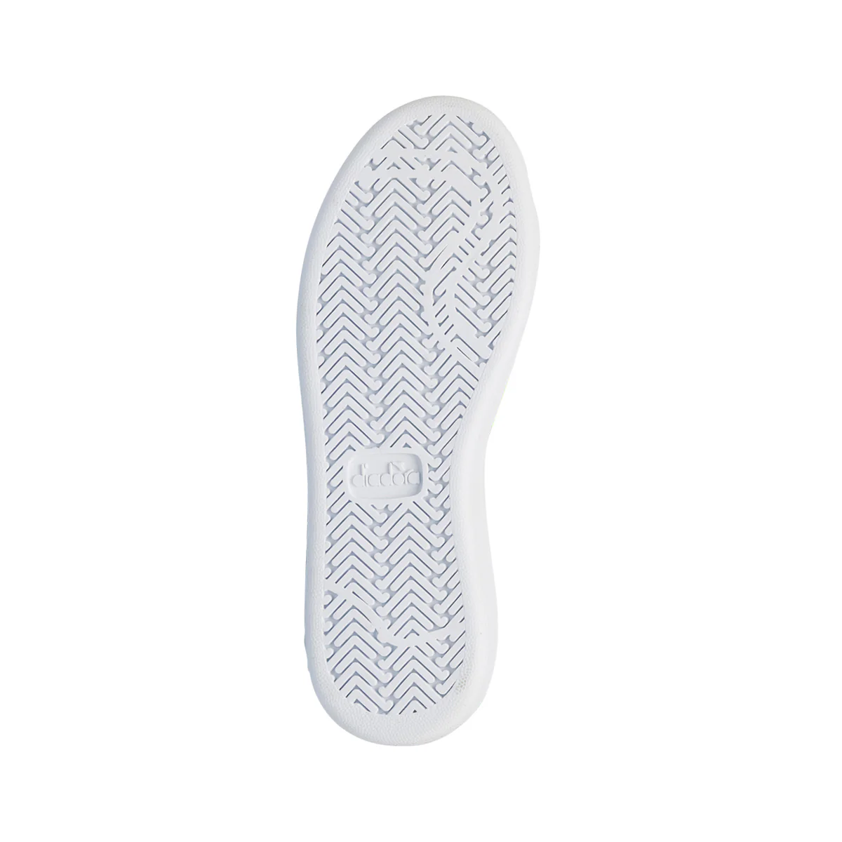Sneakers bianche da ragazzo con logo lime Diadora Game P Virtual GS - Image 4