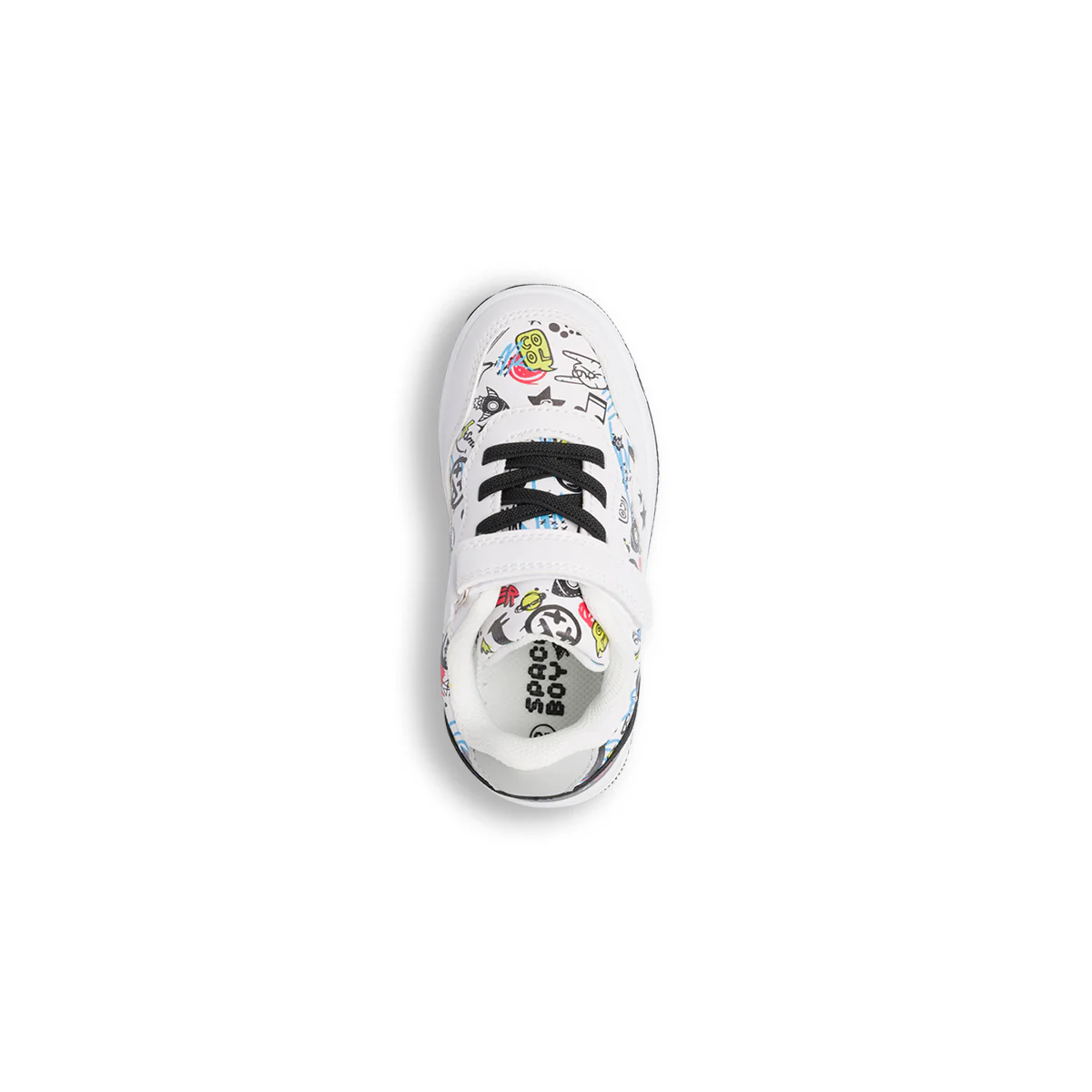 Sneakers bianche da Ragazzo con stampa graffiti Space Boy - Image 6