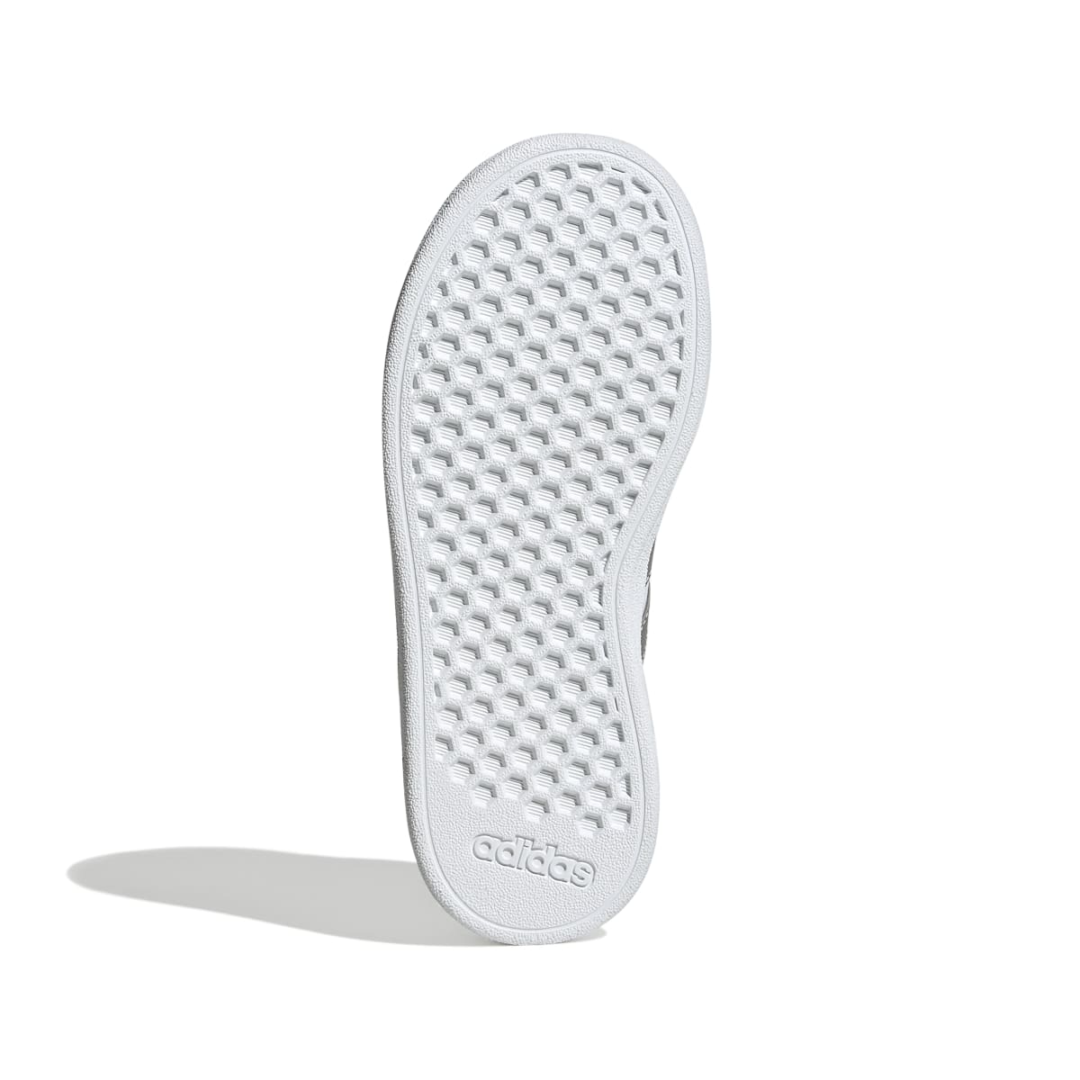 Sneakers bianche da ragazzo con strisce a contrasto adidas Grand Court 2.0 K - Image 3