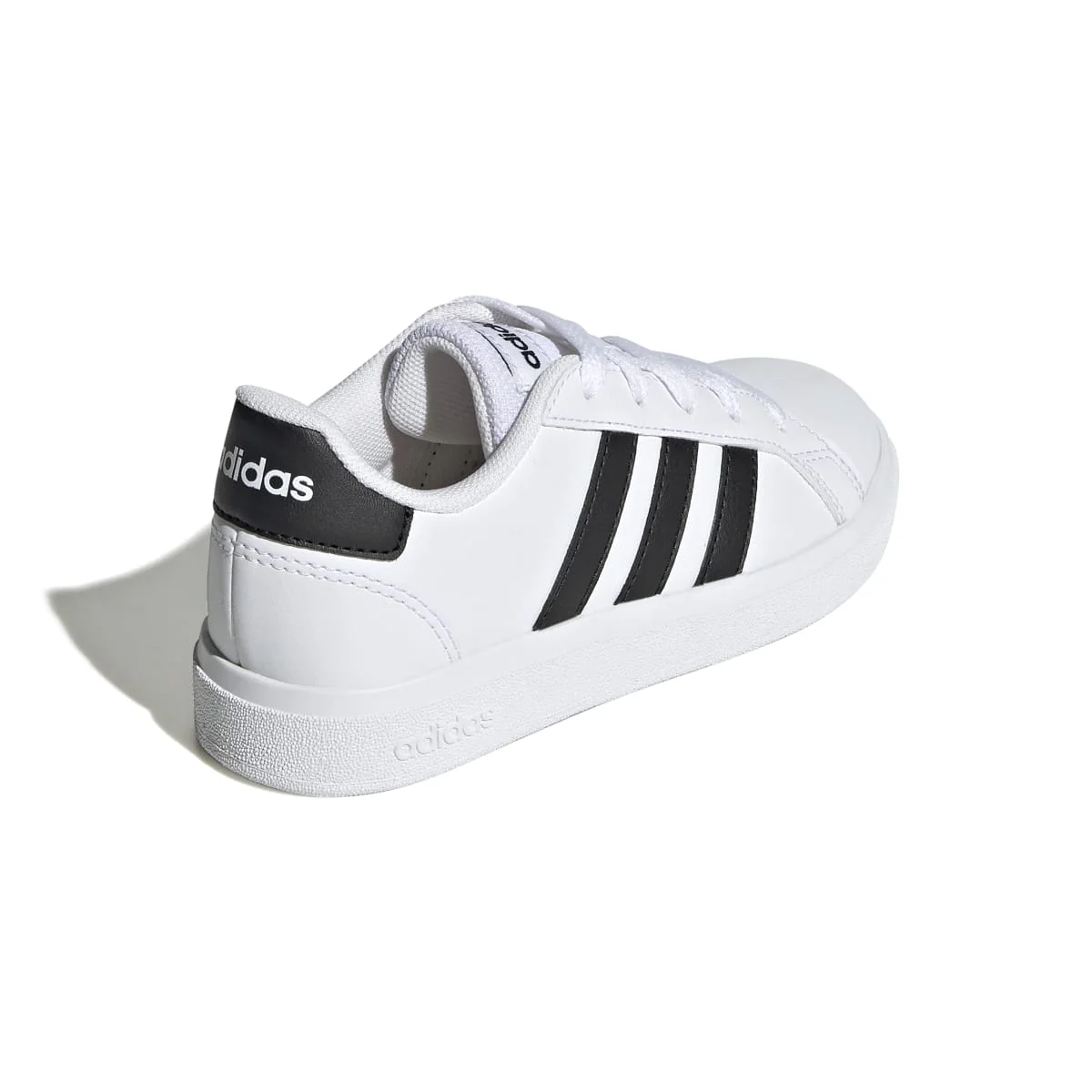 Sneakers bianche da ragazzo con strisce a contrasto adidas Grand Court 2.0 K - Image 6