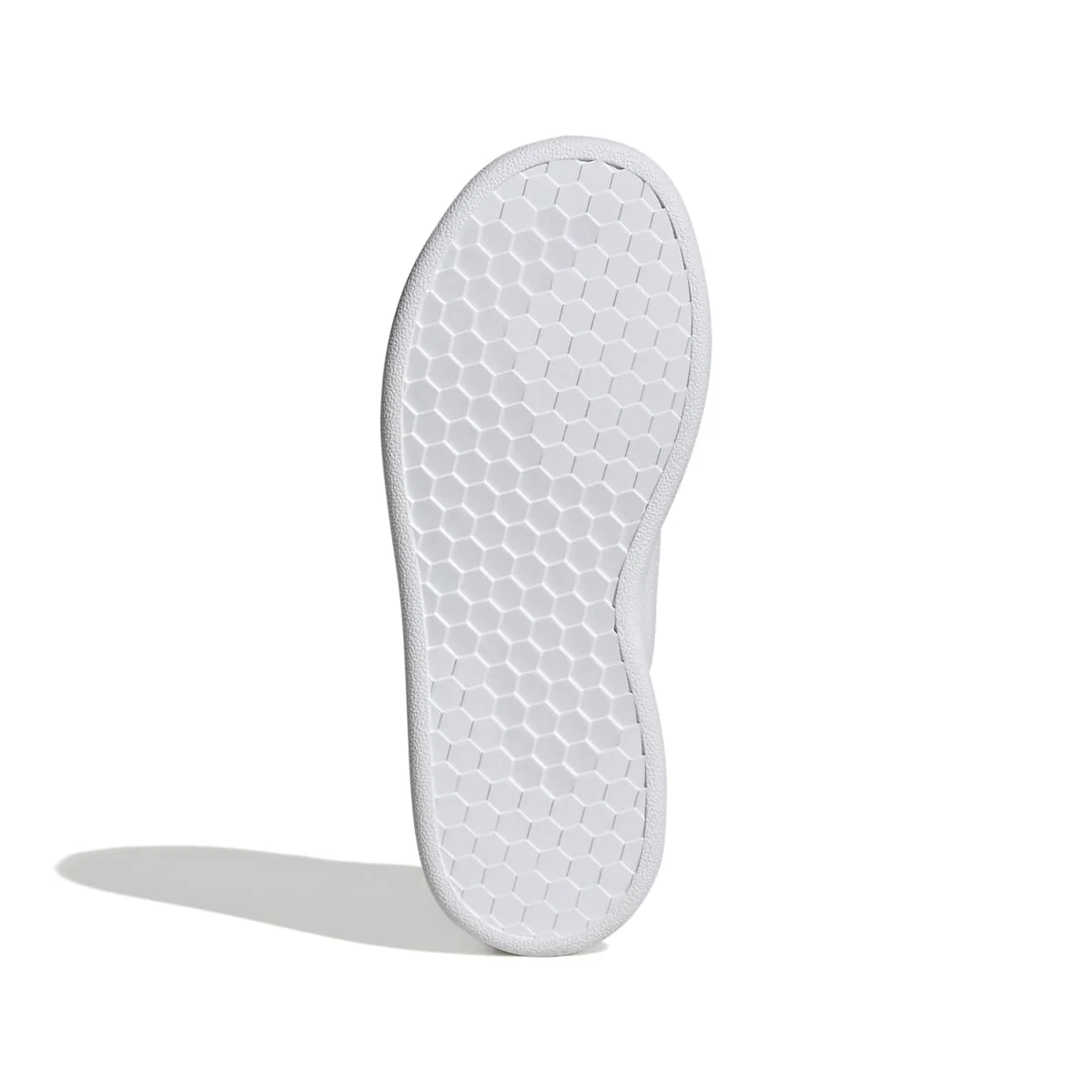 Sneakers bianche da ragazzo con strisce traforate adidas Advantage K - Image 4