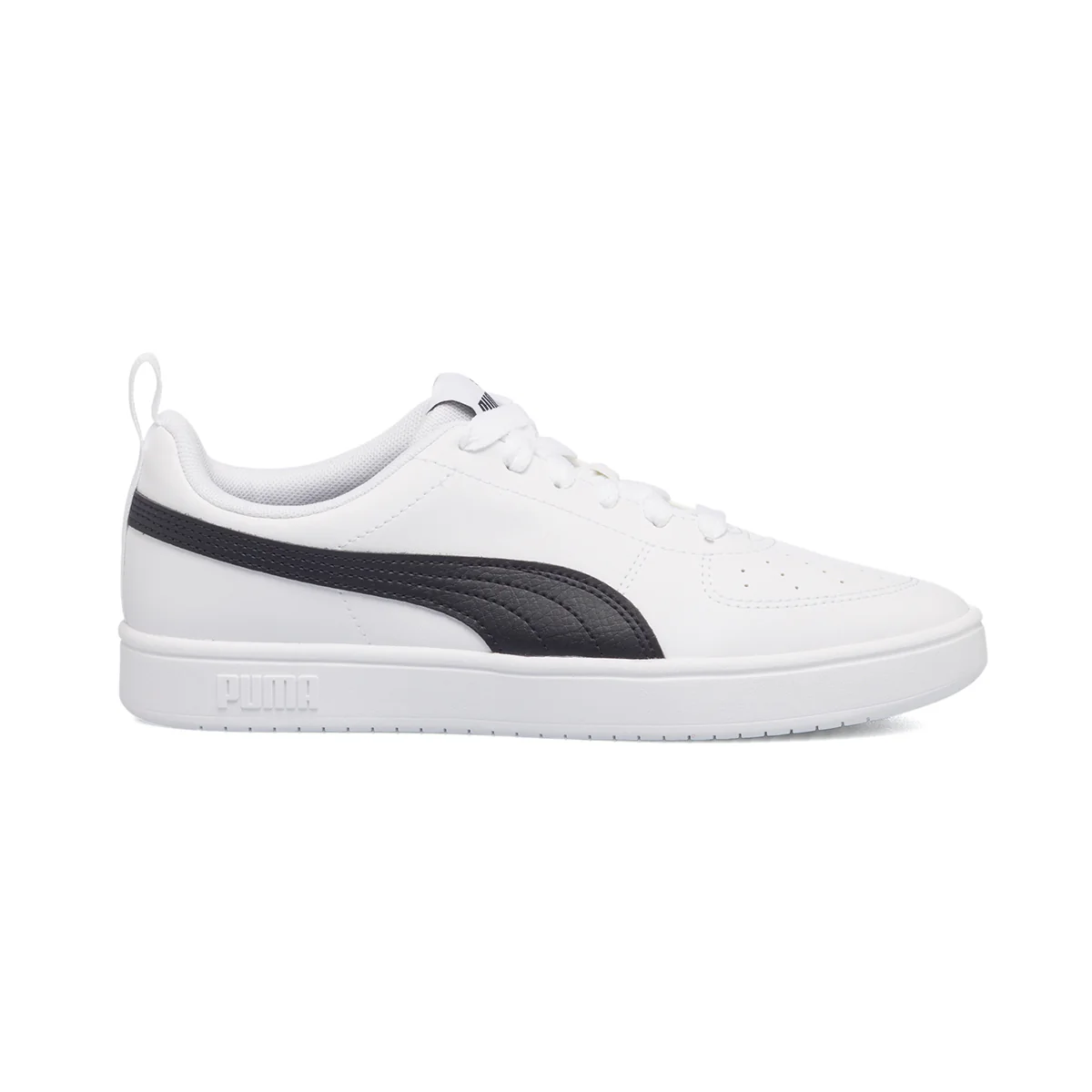 Sneakers bianche da ragazzo con striscia a contrasto Puma Rickie Jr