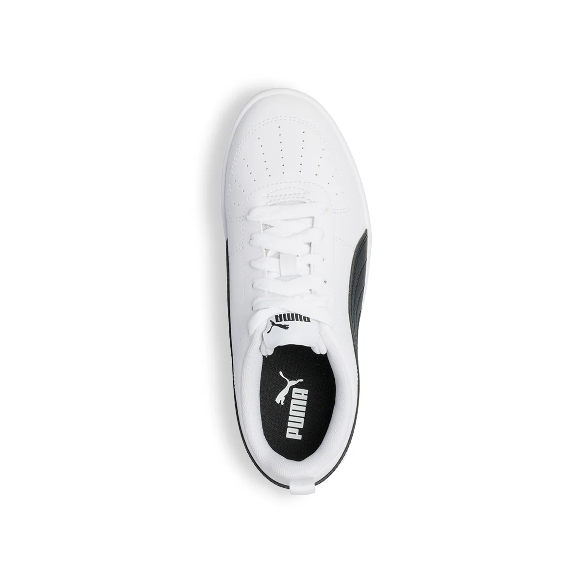 Sneakers bianche da ragazzo con striscia a contrasto Puma Rickie Jr - Image 8