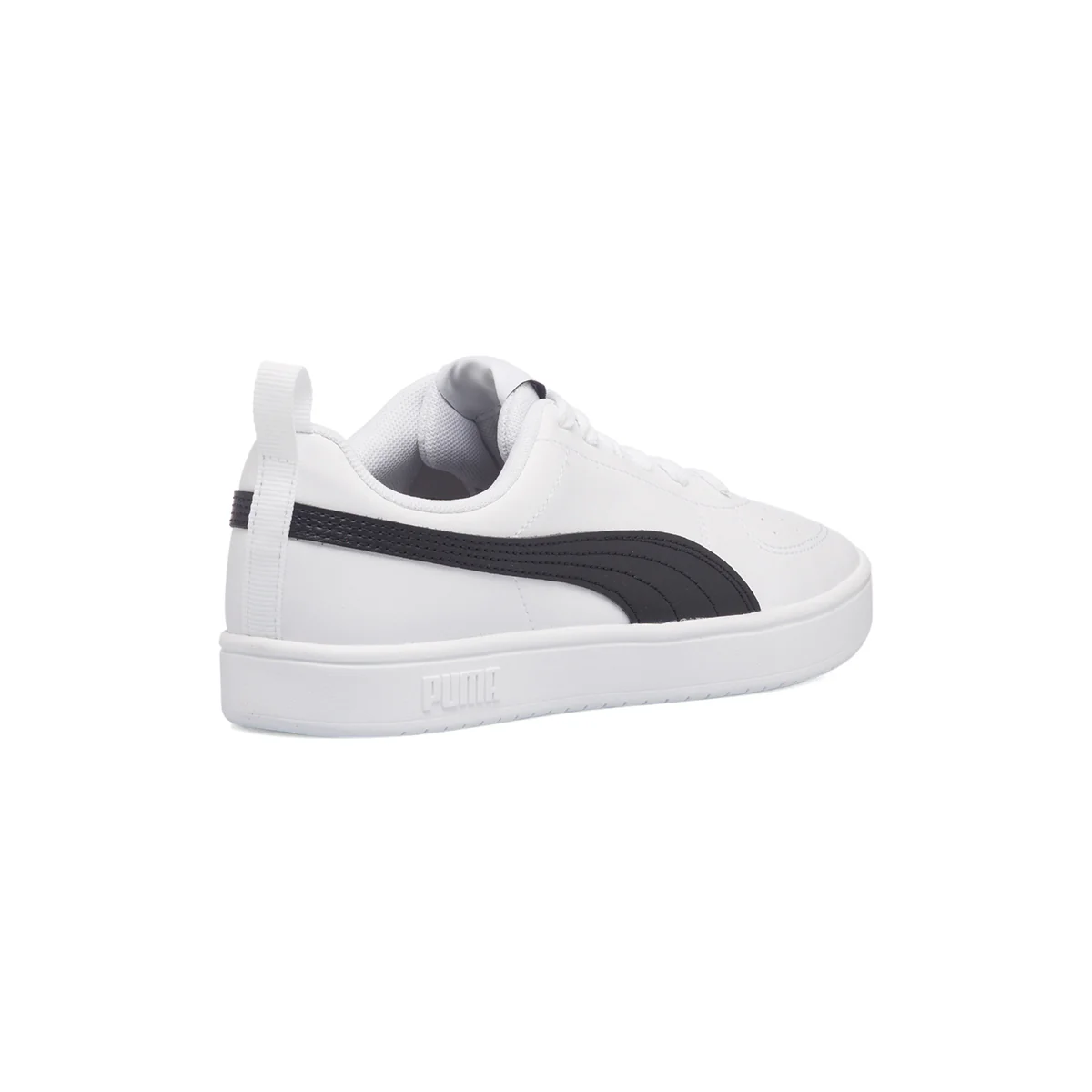 Sneakers bianche da ragazzo con striscia a contrasto Puma Rickie Jr - Image 3