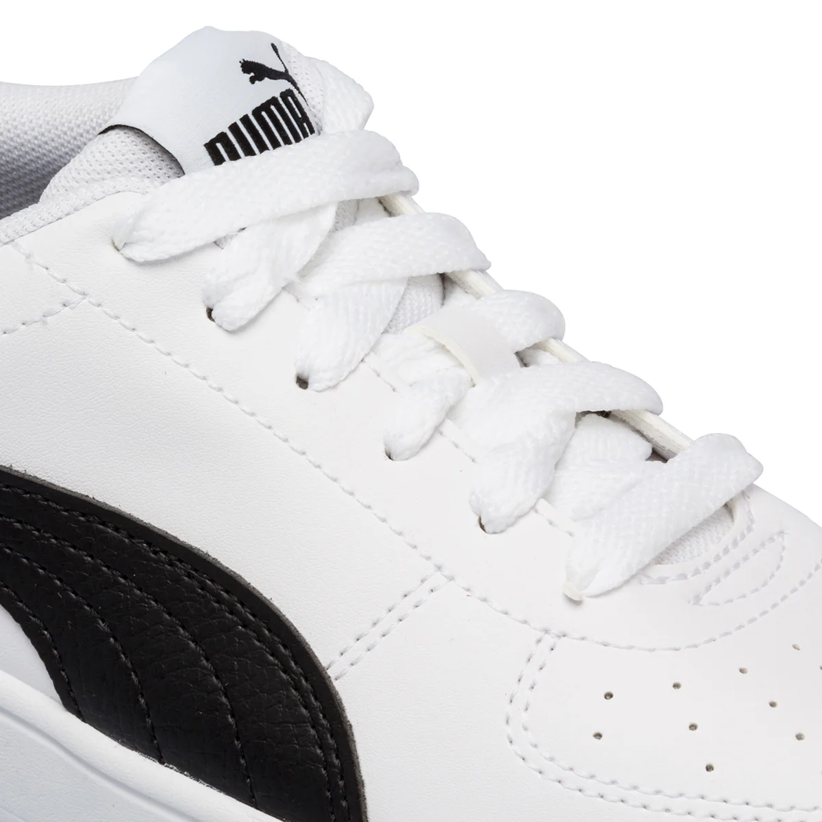 Sneakers bianche da ragazzo con striscia a contrasto Puma Rickie Jr - Image 6