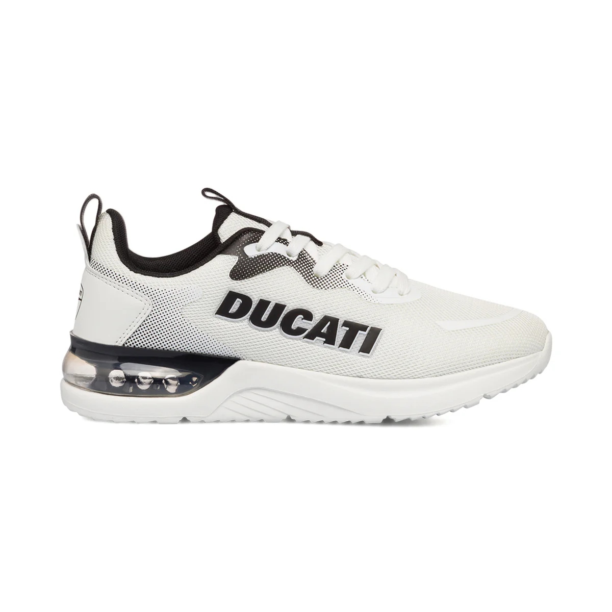 Sneakers bianche da ragazzo con suola ad aria Ducati K-Front GS