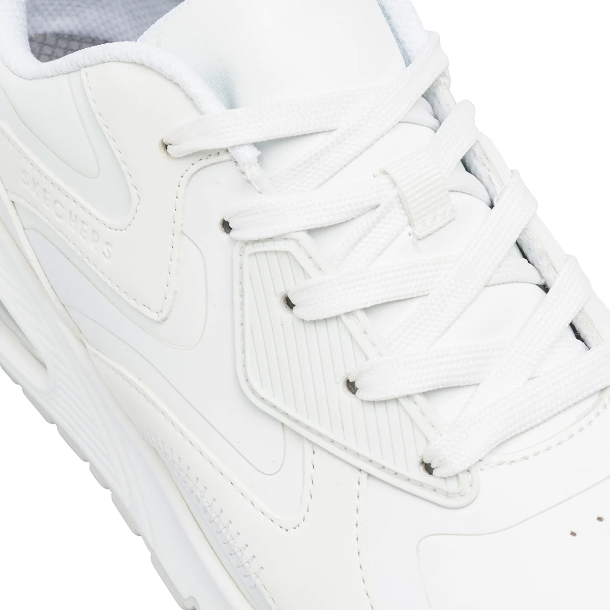 Sneakers bianche da Ragazzo con suola ad aria Skechers Air Cooled - Image 5