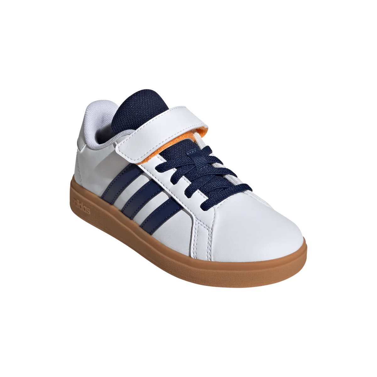 Sneakers bianche da Ragazzo GRAND COURT 2.0  con dettagli blu navy adidas - Image 2