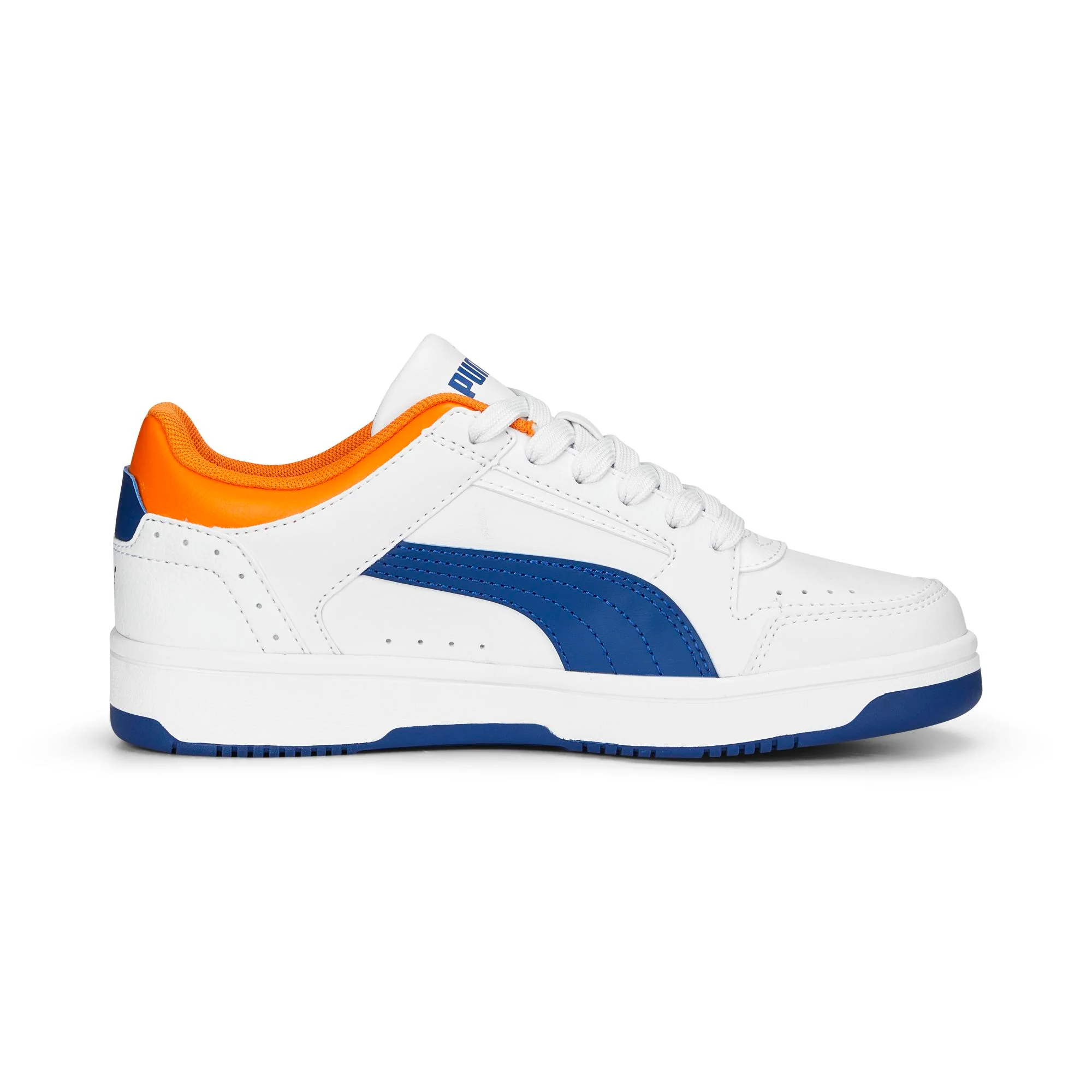 Sneakers bianche da ragazzo Puma Rebound JOY Low Jr - Image 4