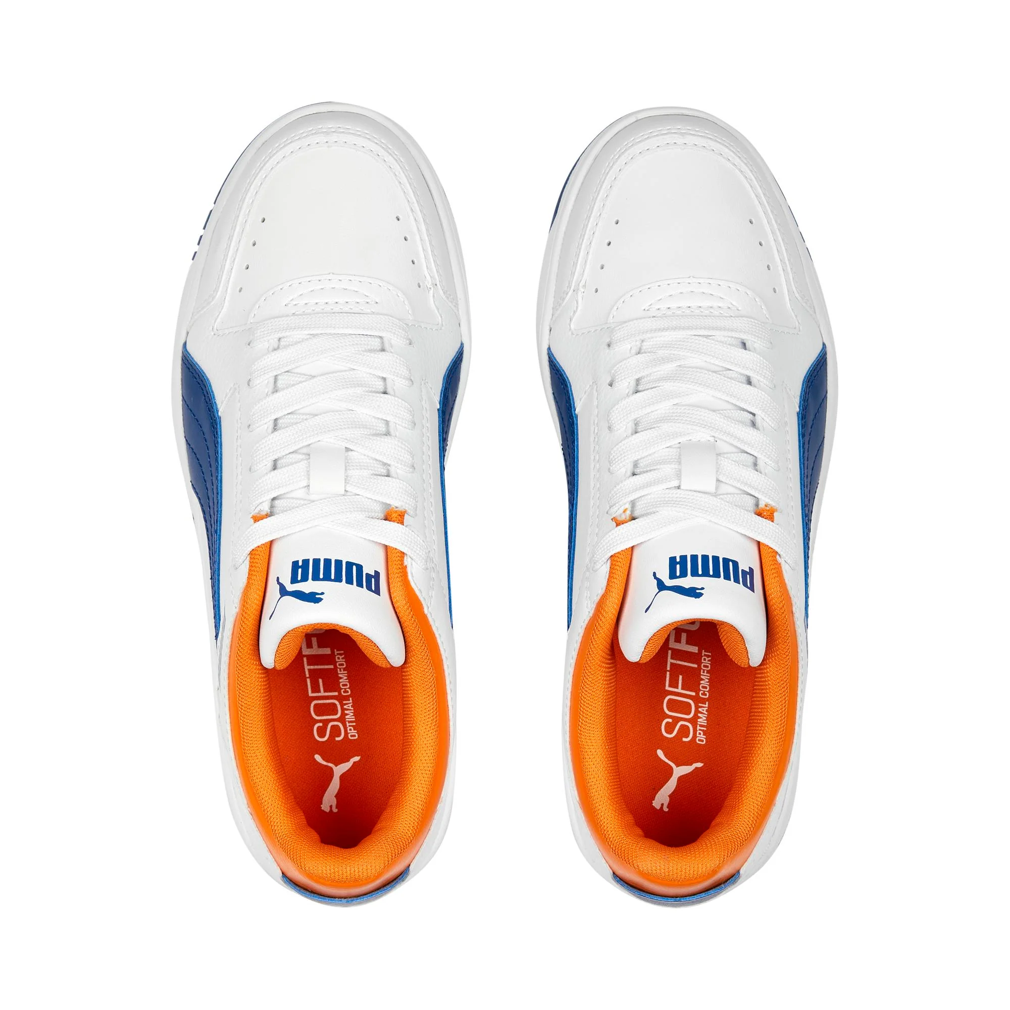 Sneakers bianche da ragazzo Puma Rebound JOY Low Jr - Image 5