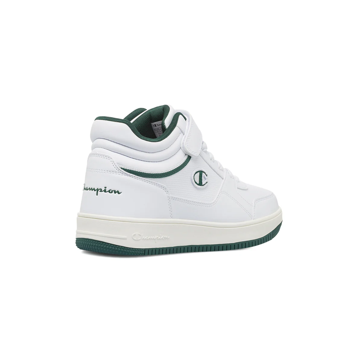 Sneakers bianche da Uomo Champion Mid Cut con chiusura a strappo - Image 3