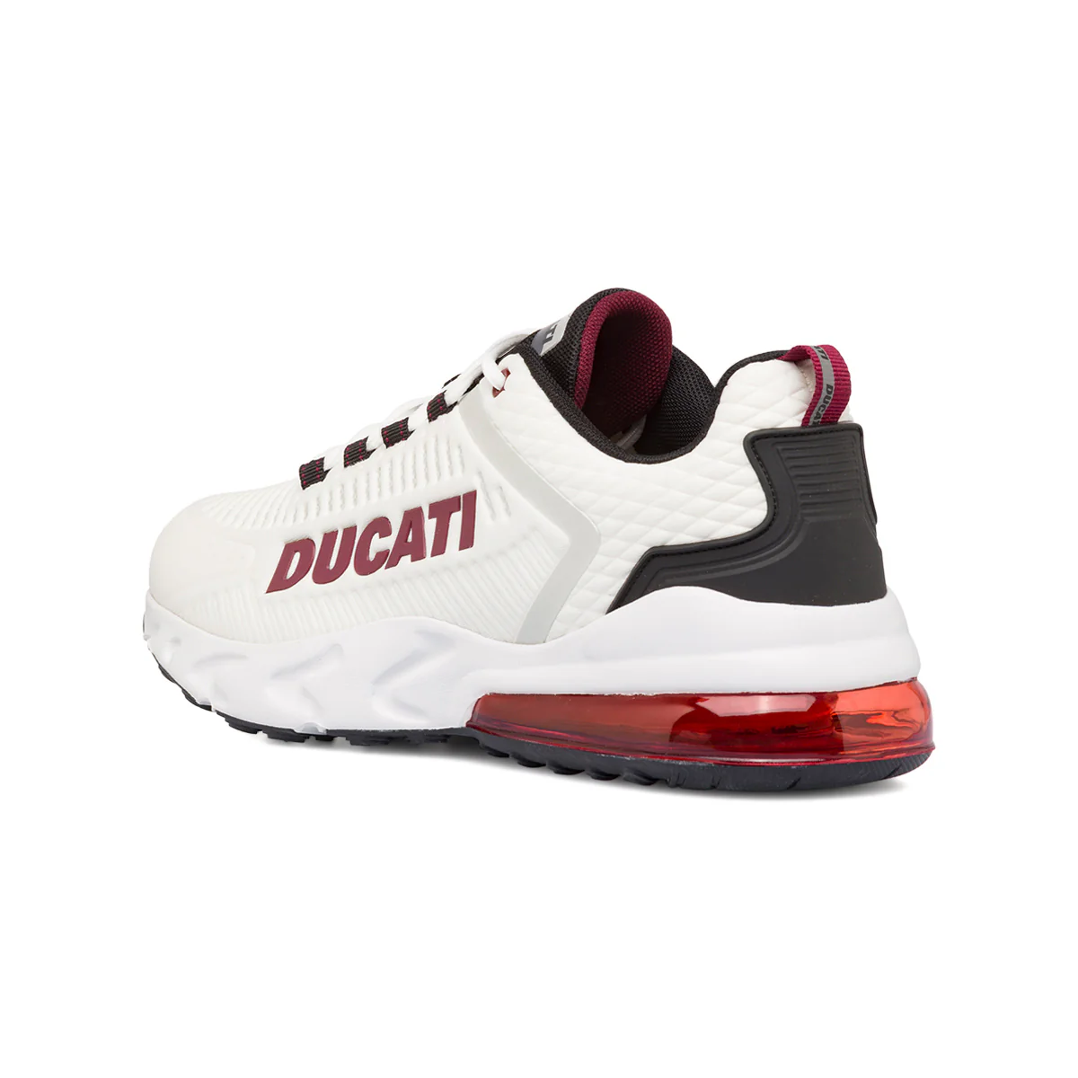 Sneakers bianche da uomo con ammortizzazione ad aria Ducati Nimble - Image 3