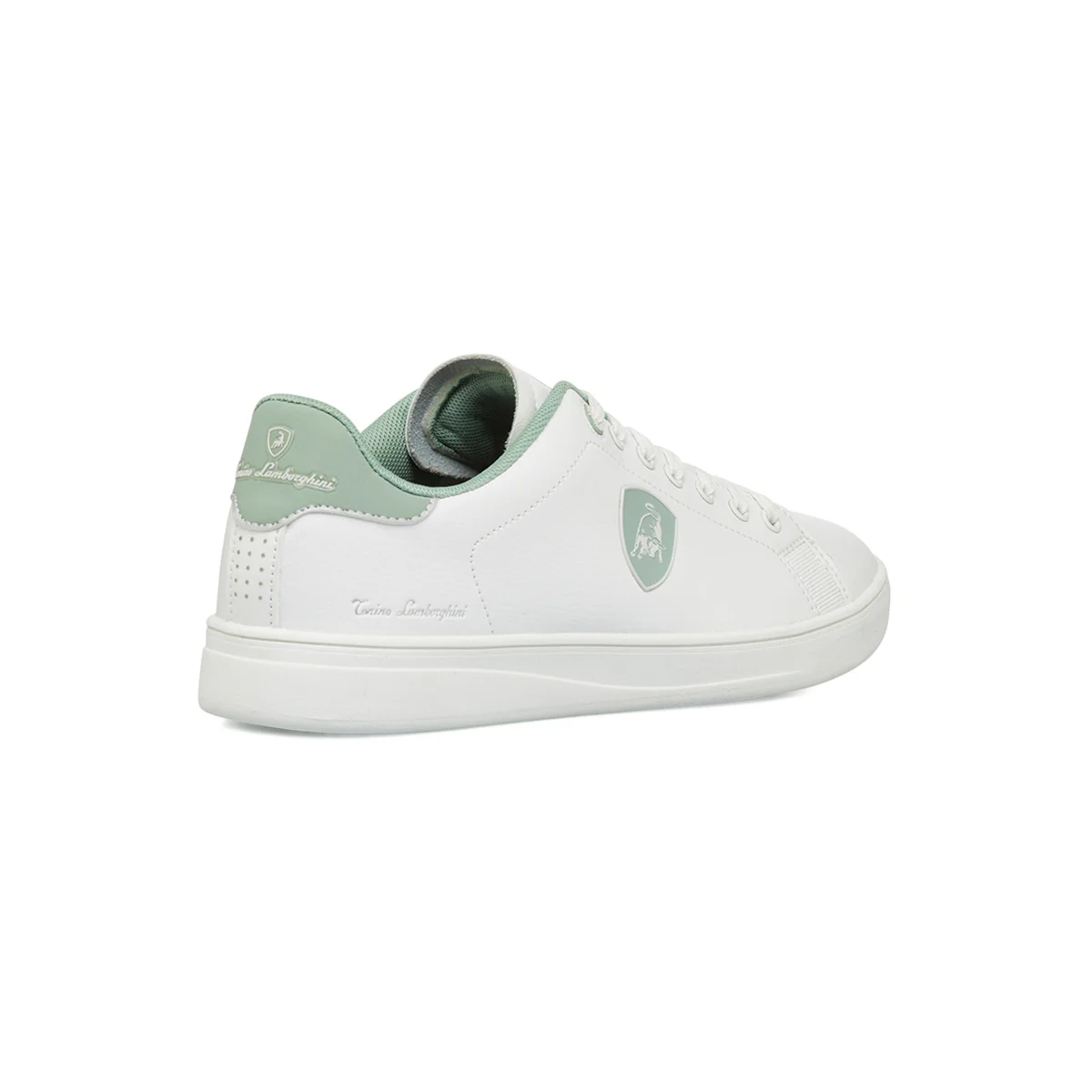 Sneakers bianche da Uomo con dettaagli verde salvia RagingStep Deluxe Tonino Lamborghini - Image 3