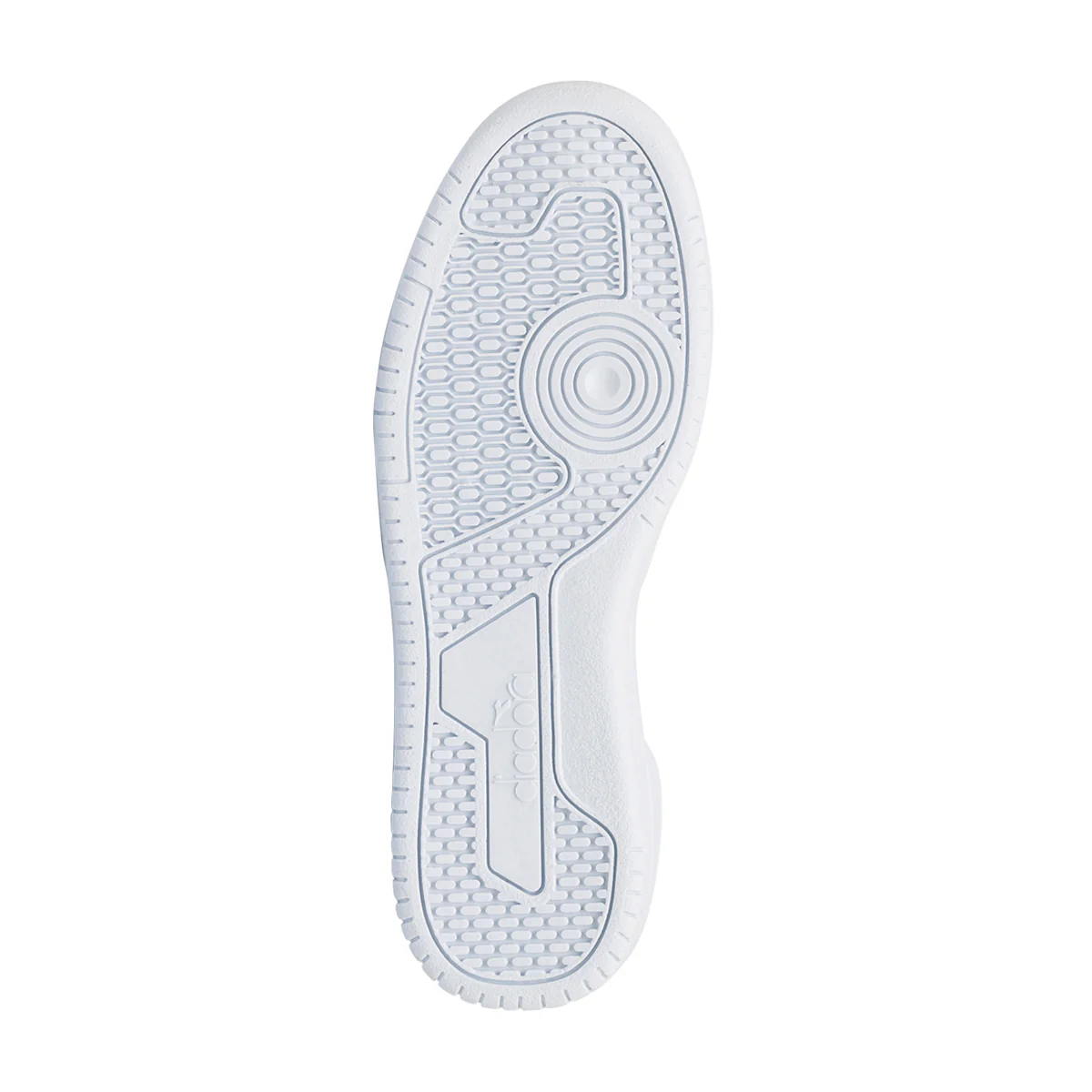 Sneakers bianche da uomo con dettagli arancioni e verdi Diadora Raptor Low - Image 4