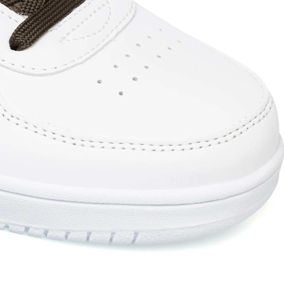 Sneakers bianche da uomo con dettagli arancioni e verdi Diadora Raptor Low - Image 5
