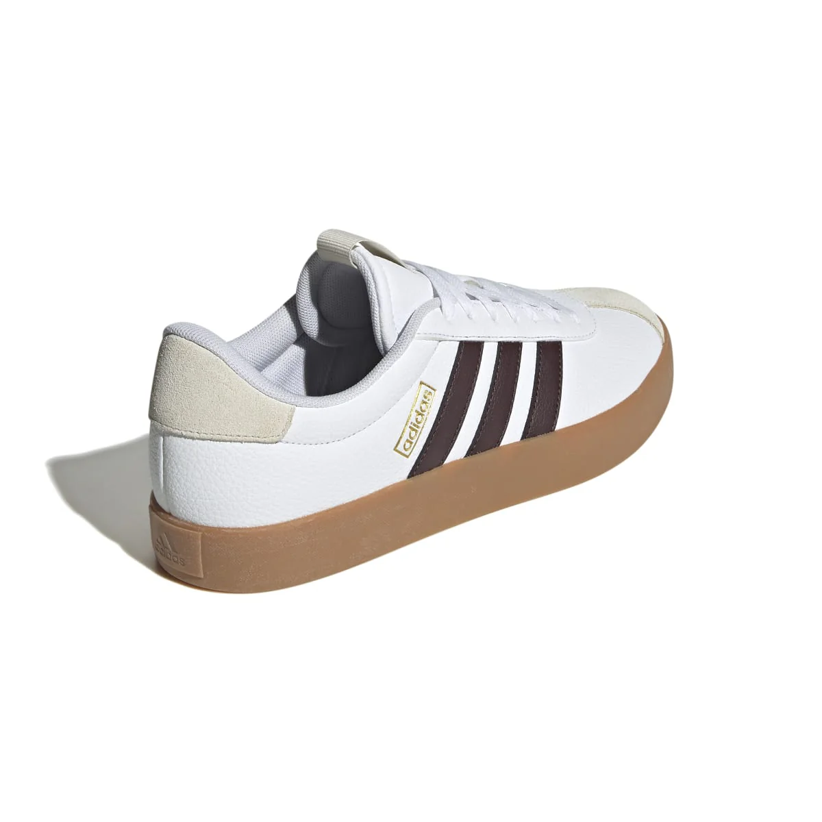 Sneakers bianche da uomo con dettagli beige adidas VL Court 3.0 - Image 7