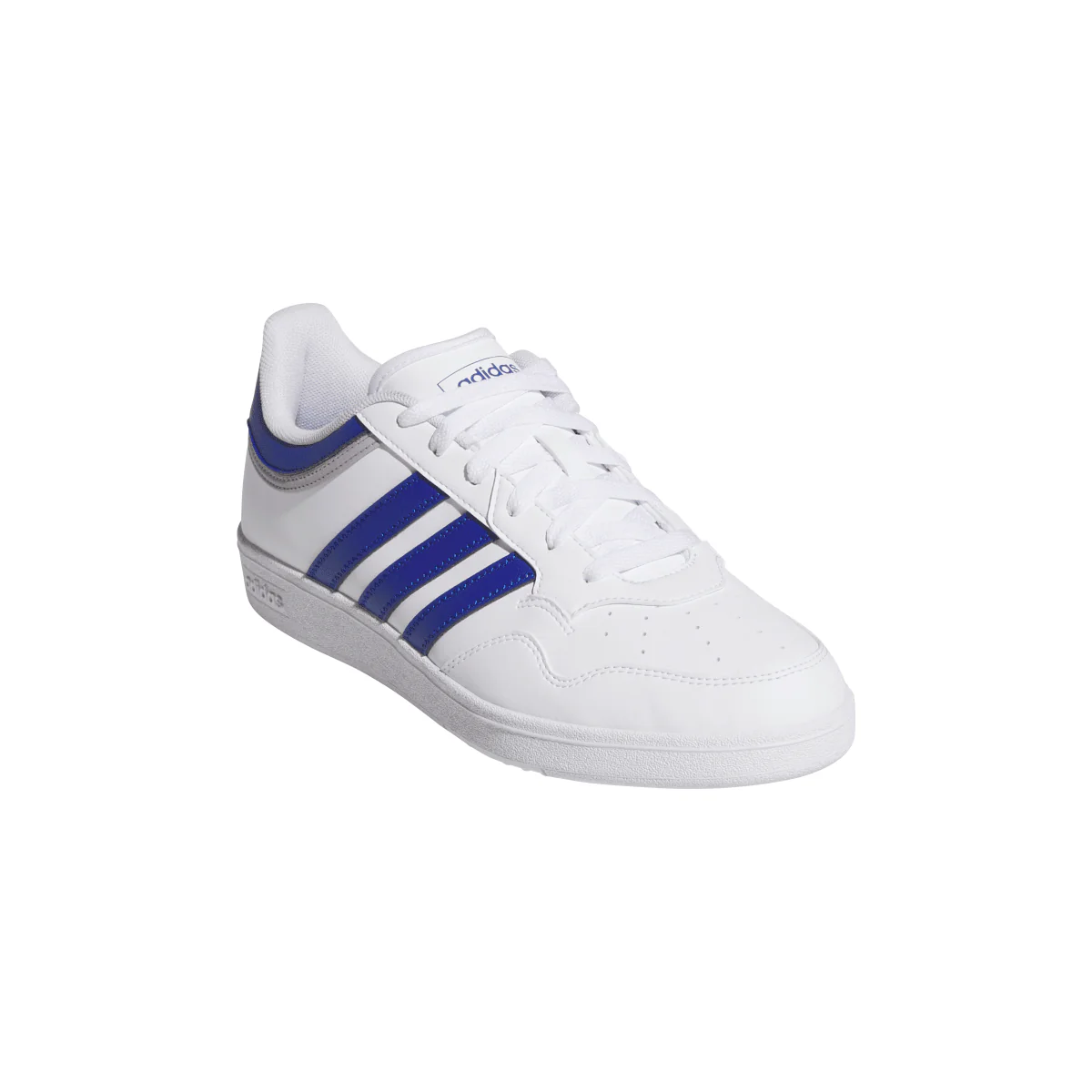 Sneakers bianche da Uomo con dettagli blu HOOPS 4.0 adidas - Image 2