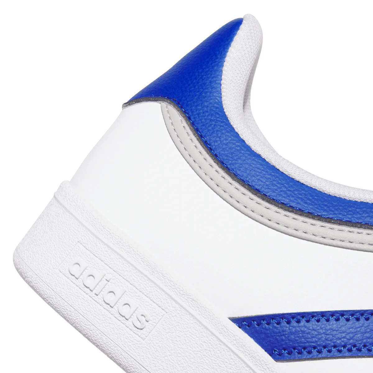 Sneakers bianche da Uomo con dettagli blu HOOPS 4.0 adidas - Image 4