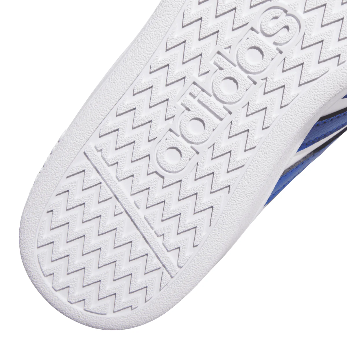Sneakers bianche da Uomo con dettagli blu HOOPS 4.0 adidas - Image 6