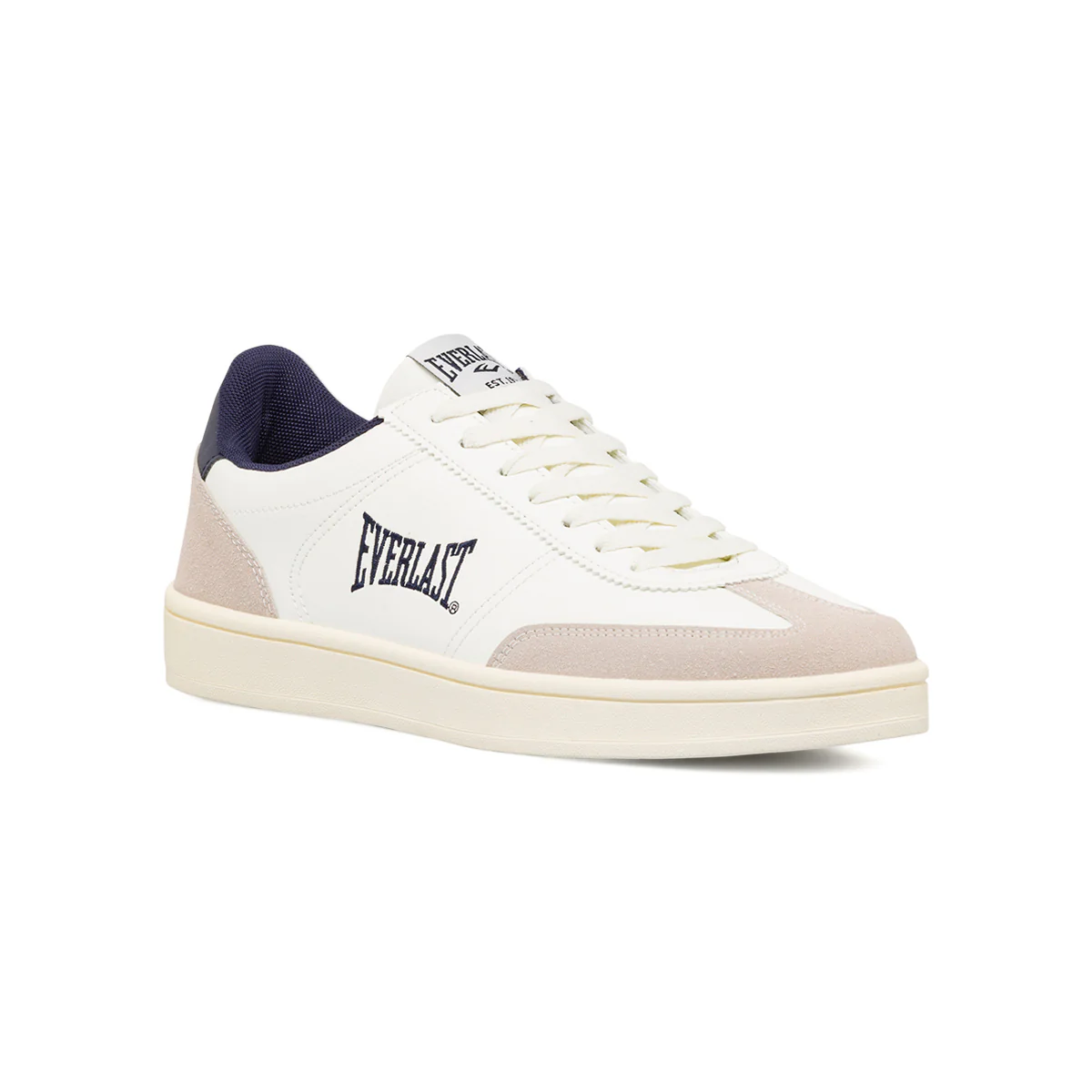 Sneakers bianche da uomo con dettagli blu navy Everlast - Image 2