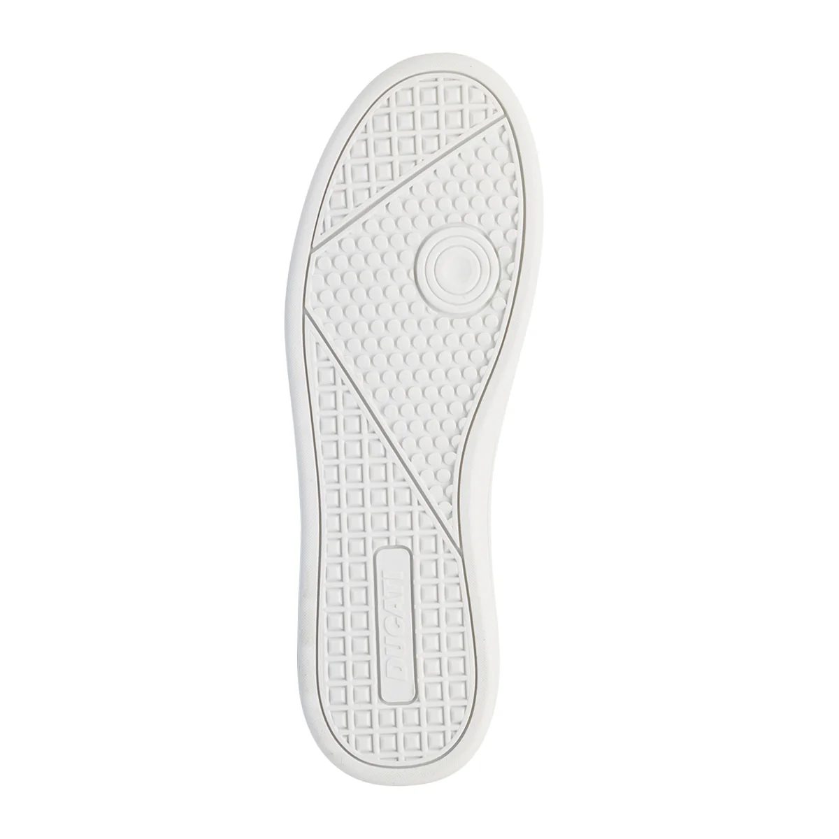 Sneakers bianche da uomo con dettagli BORDEAUX e logo Ducati Slick - Image 4