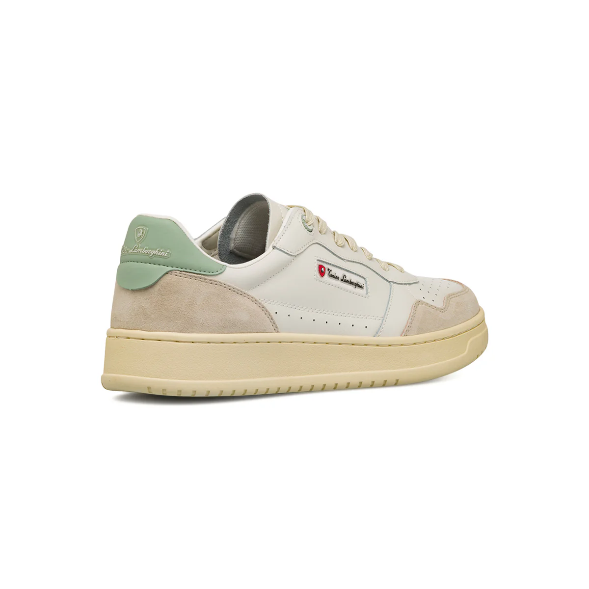 Sneakers bianche da Uomo con dettagli effetto scamosciato Tonino Lamborghini - Image 6