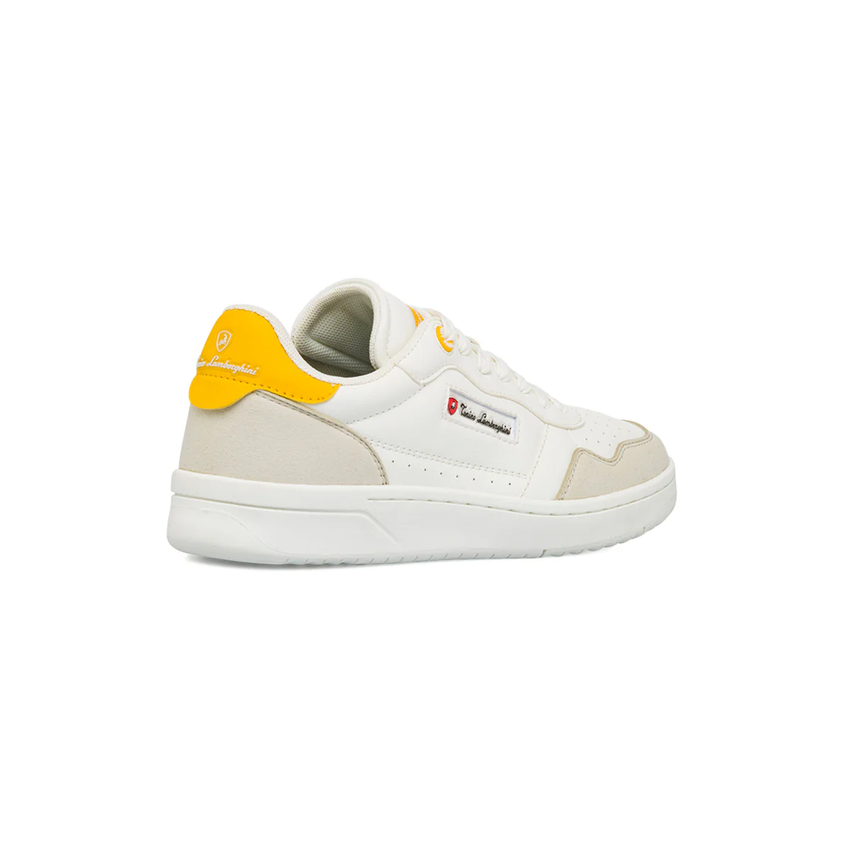 Sneakers bianche da Uomo con dettagli giallo e logo Tonino Lamborghini - Image 3