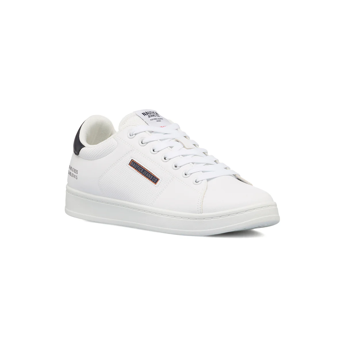 Sneakers bianche da uomo con dettagli neri Nautica - Image 2