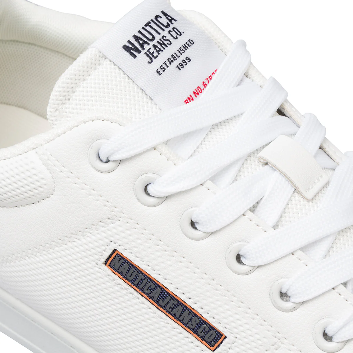 Sneakers bianche da uomo con dettagli neri Nautica - Image 6