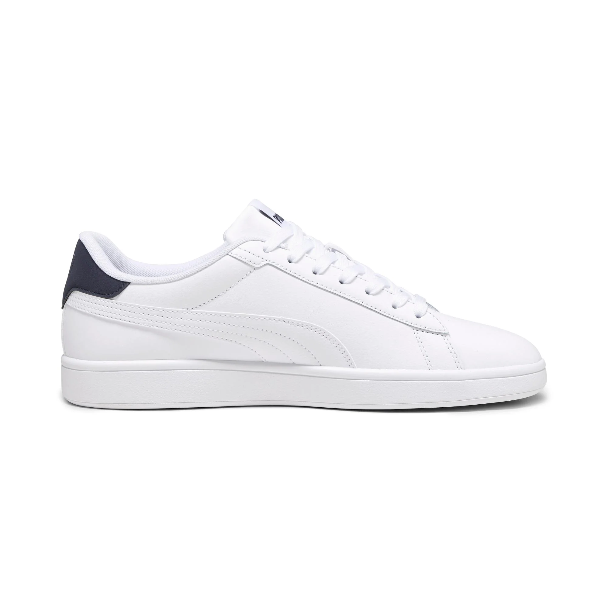 Sneakers bianche da uomo con dettagli oro e blu Puma Smash 3.0 L - Image 7