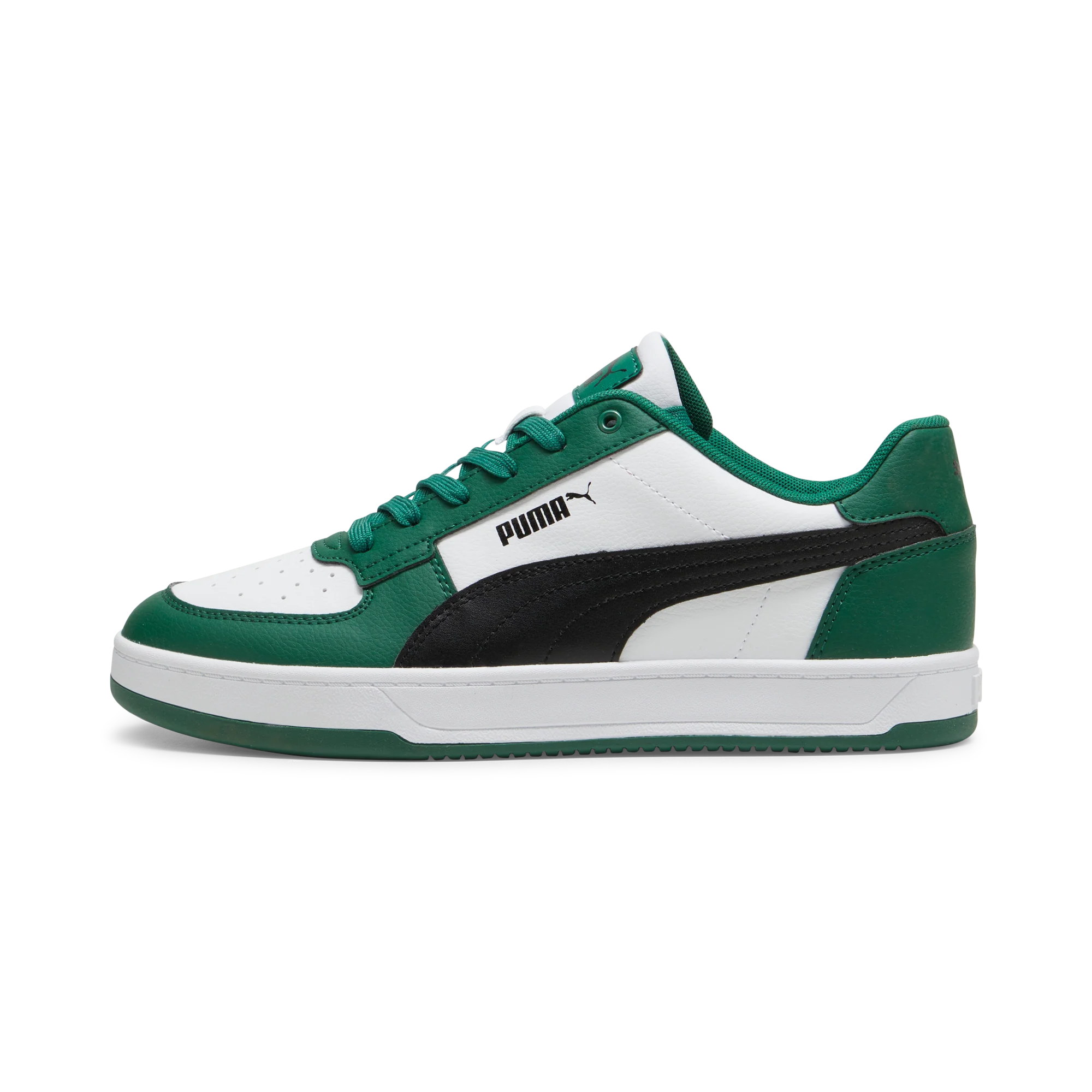 Sneakers bianche da uomo con dettagli verdi e neri Puma Caven 2.0 - Image 3